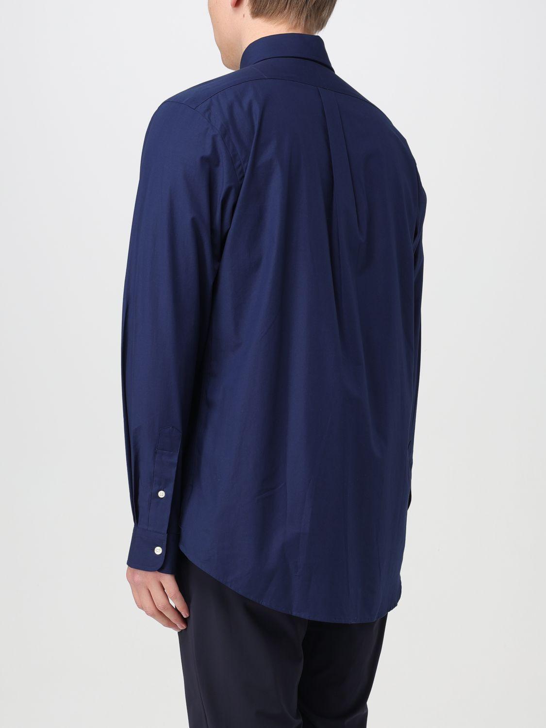 POLO RALPH LAUREN Camicia Bd In Popeline Stretch Slim-fit Shirt In Blue Product Image