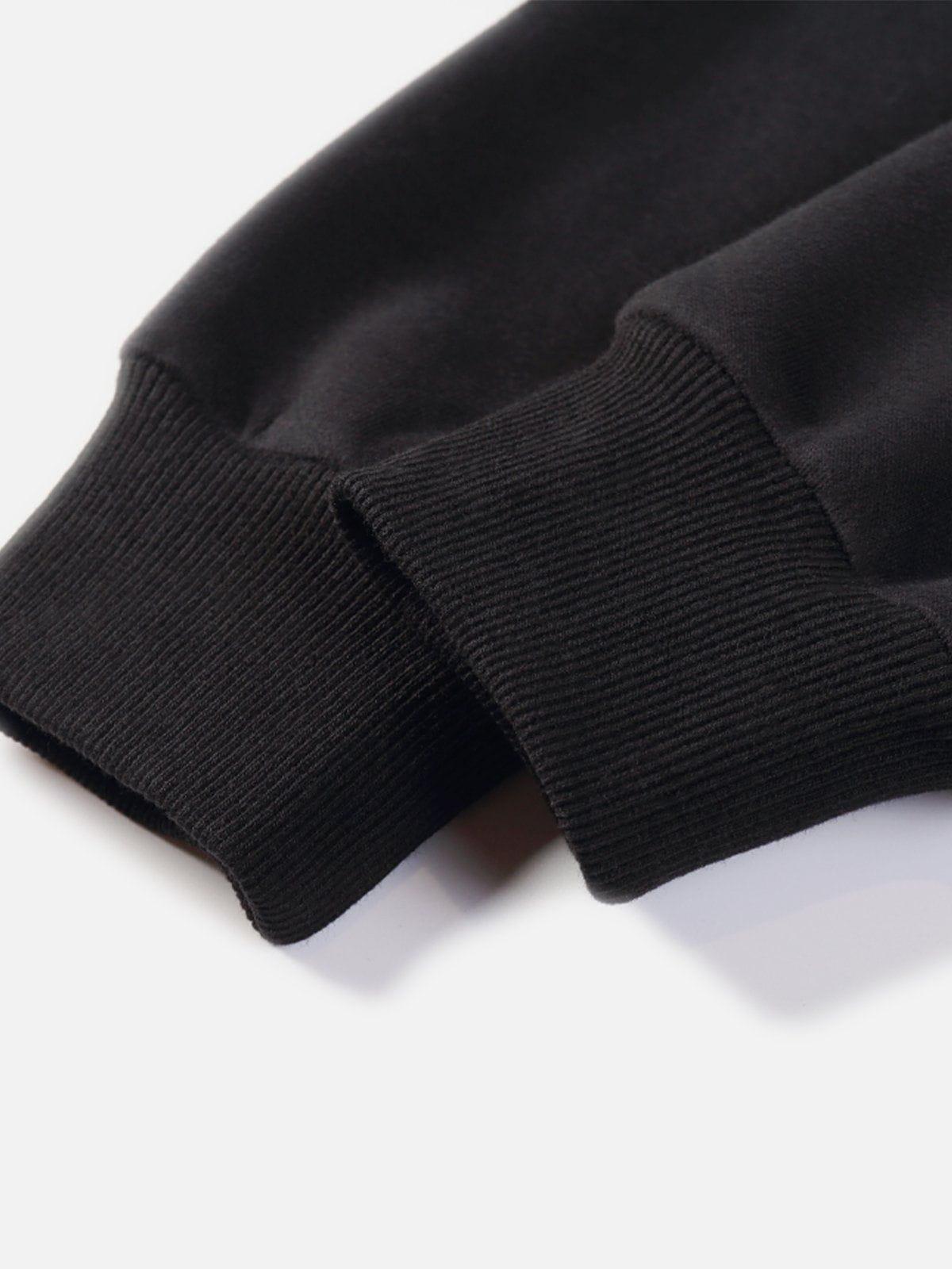 Aelfric Eden Embroidery Cartoon Dog Graphic Pullover Hoodie Product Image