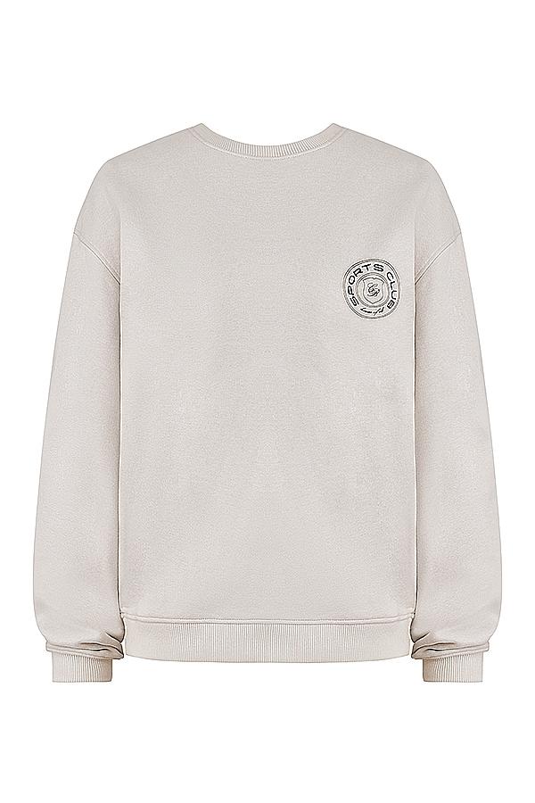 Haze  cloud cotton fleece-back crew neck sweatshirt - sale Product Image