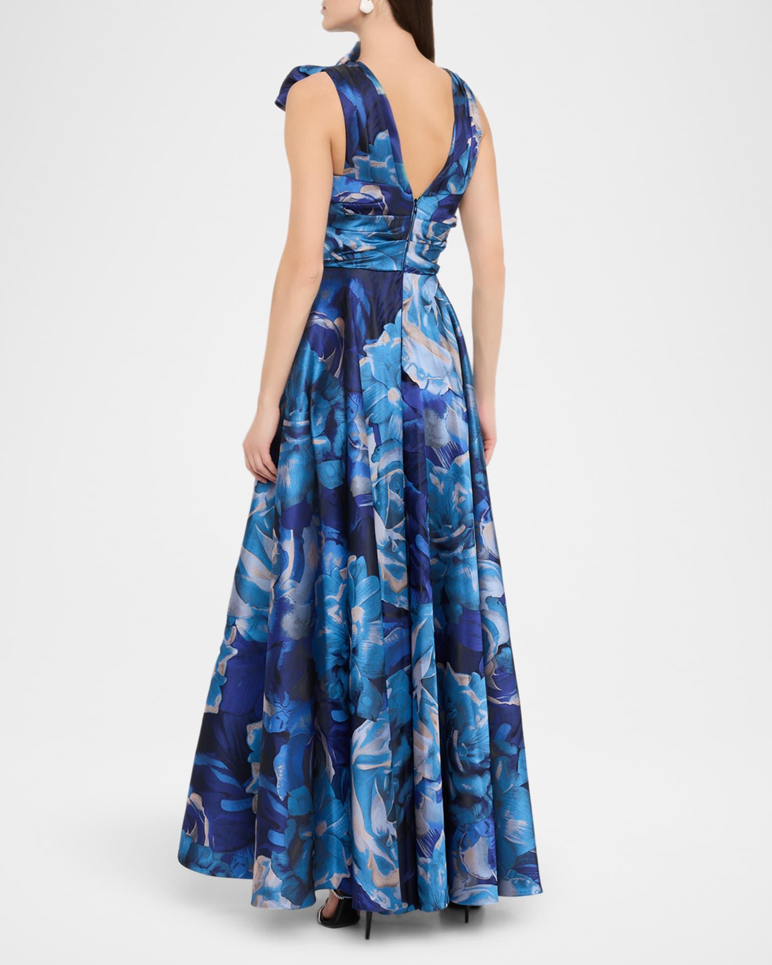 Rose Jacquard Gown Product Image
