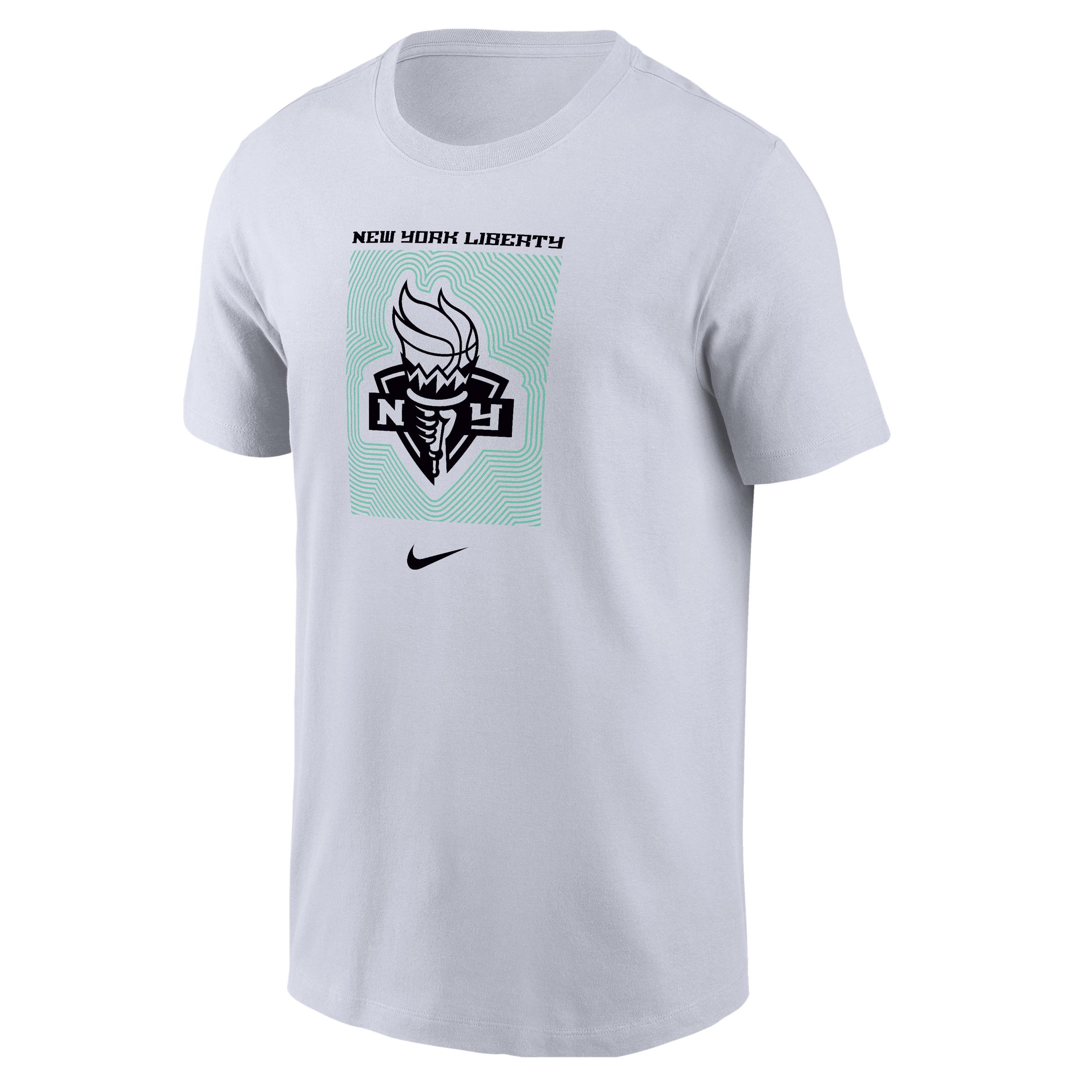 New York Liberty Nike Mens WNBA T-Shirt | M11332WNYL-WHT Product Image