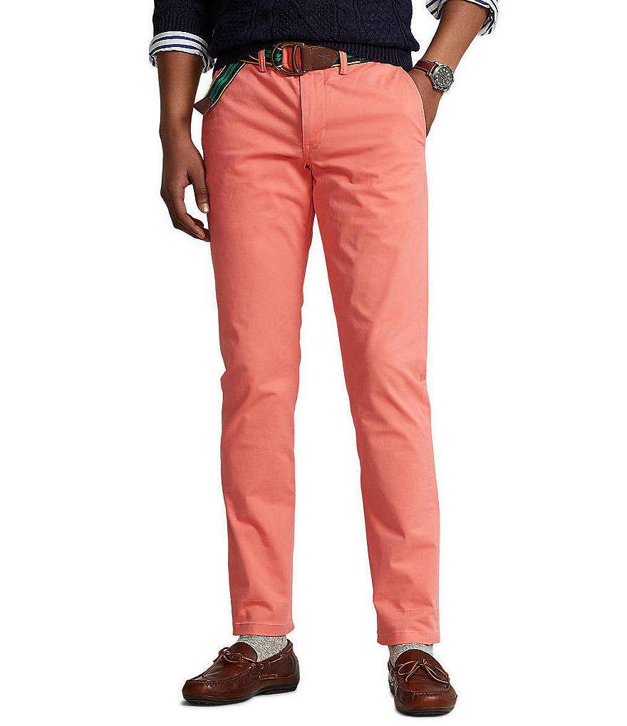 Polo Ralph Lauren Straight Fit Flat Front Stretch Twill Chino Pants Product Image