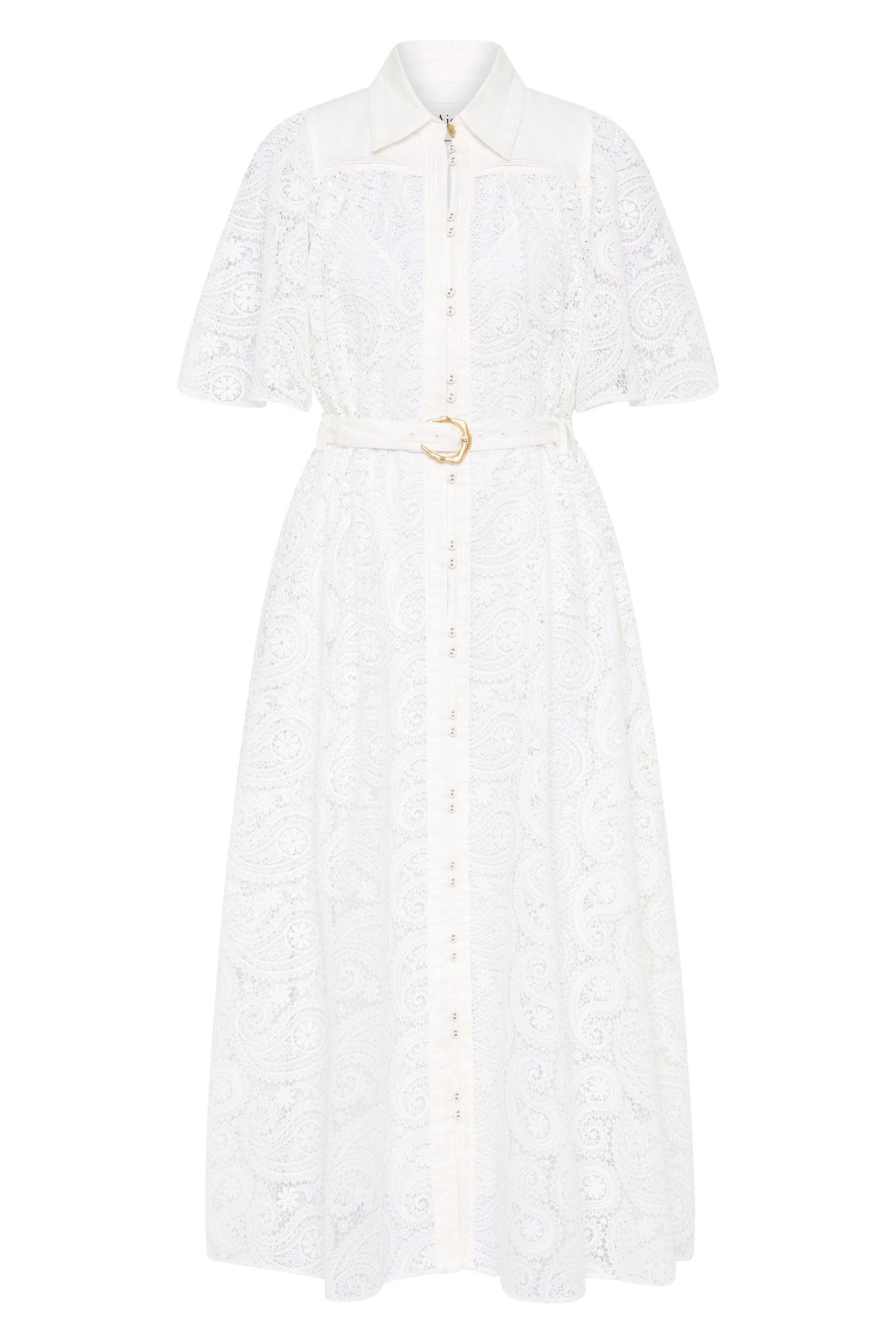 Paradise Wrap Front Mini Dress Product Image