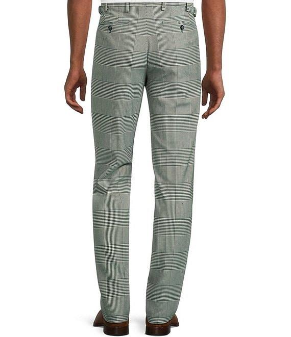 Murano Shape of Water Collection Alex Slim Fit Glen Plaid Suit Separates Dress Pants Product Image