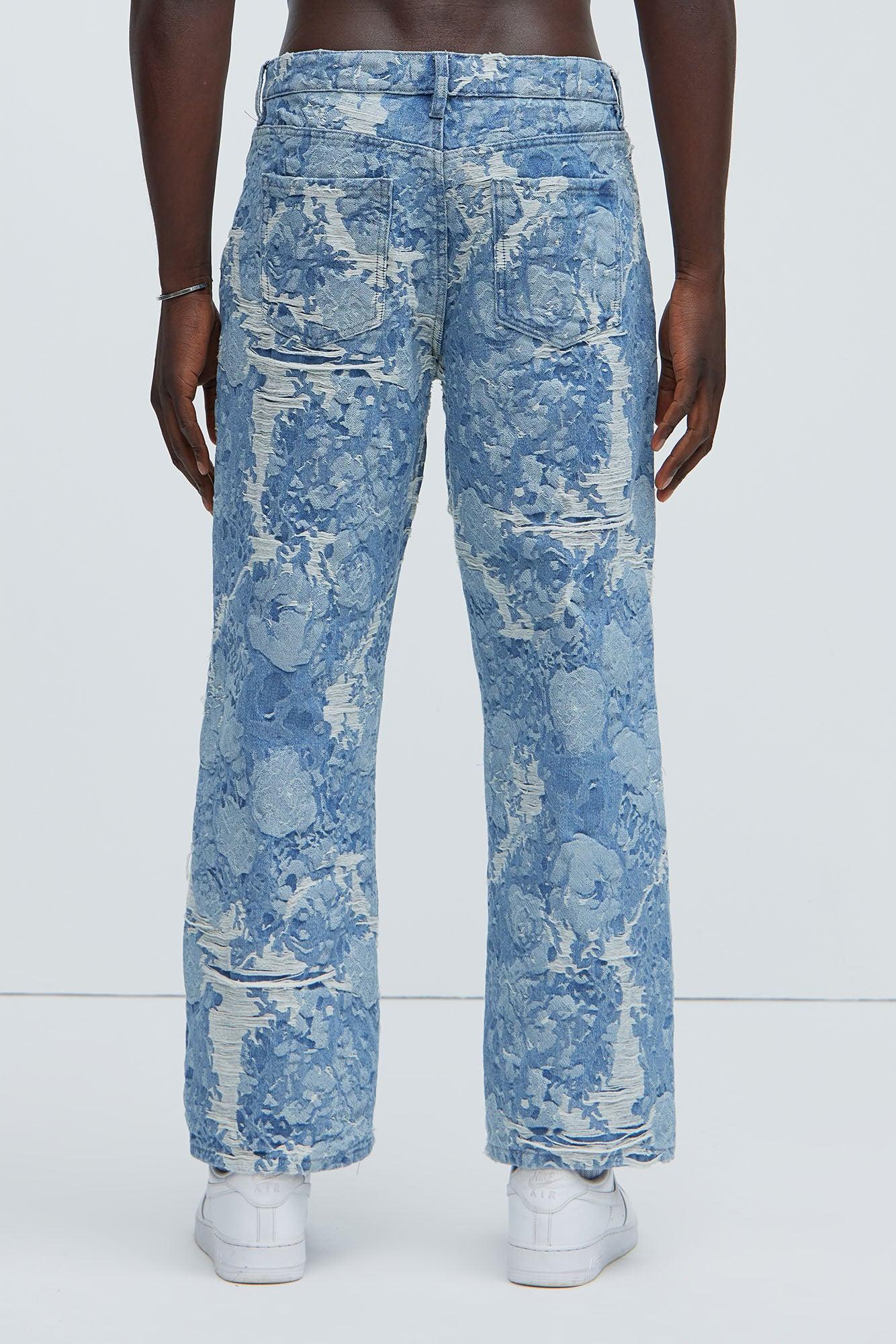 Inspired Straight Jeans - Light Wash Product Image