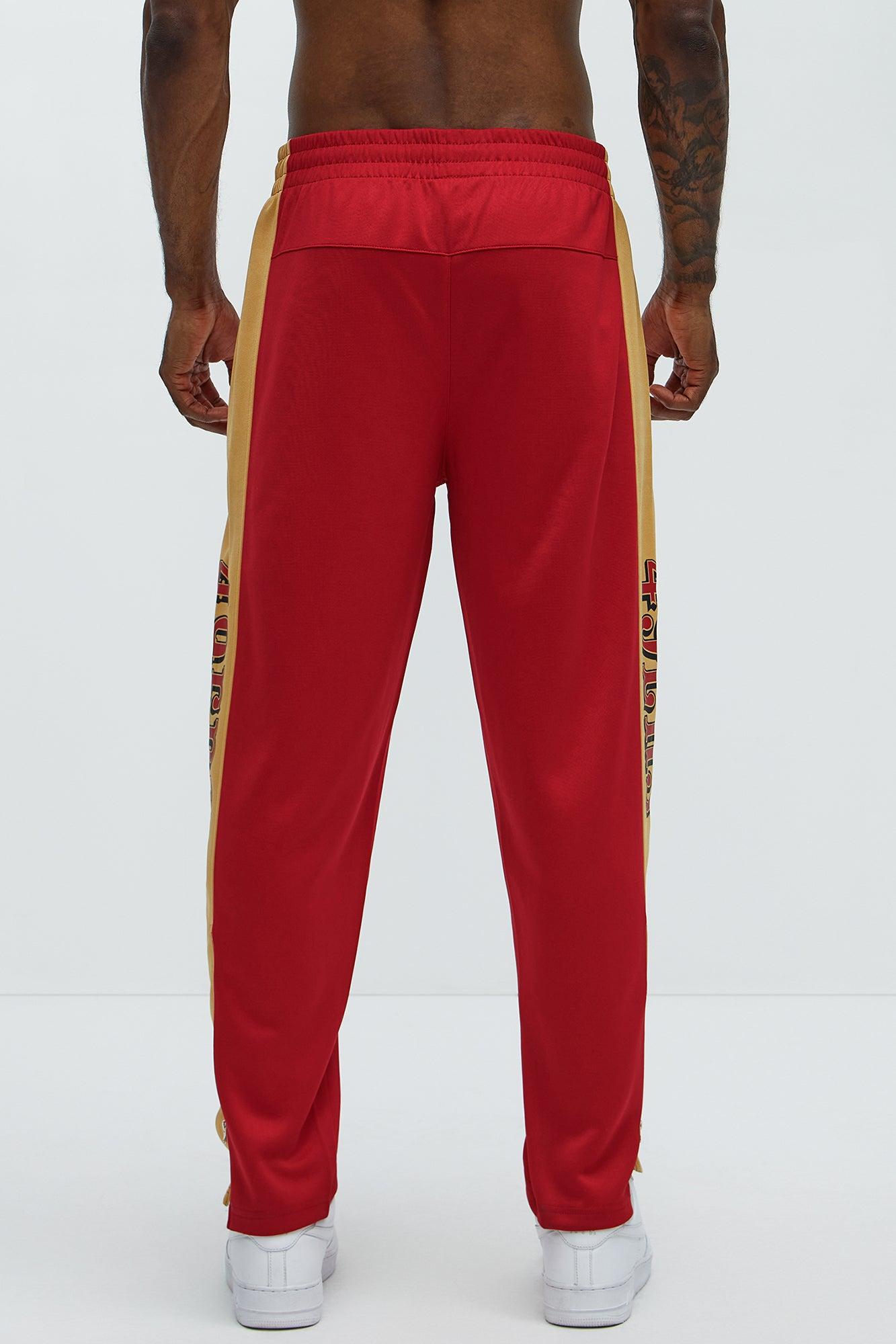 49ers Stand By Track Pants - Red/combo Male Product Image
