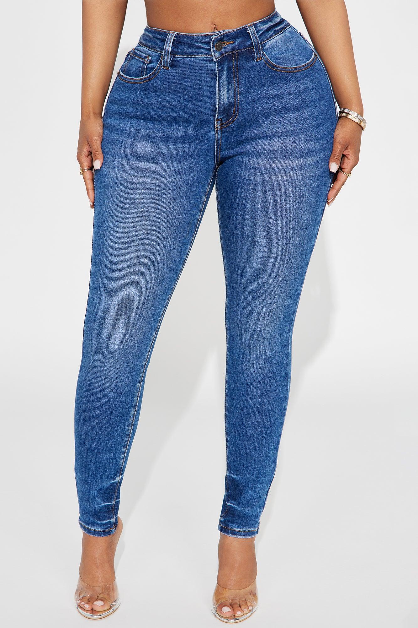 Kalisha Stretch Skinny Jeans - Medium Wash Female Product Image