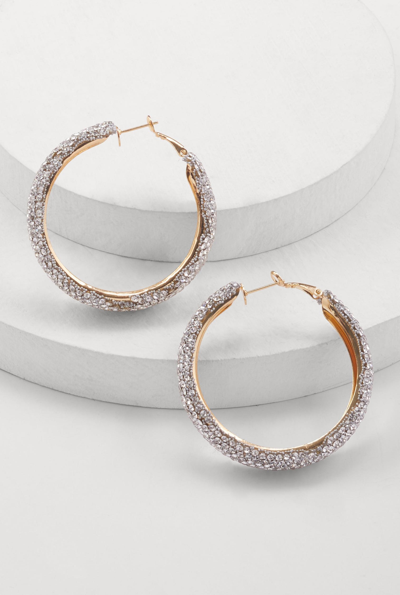 Metallic Love Necklace and Earrings Set Unisex Product Image