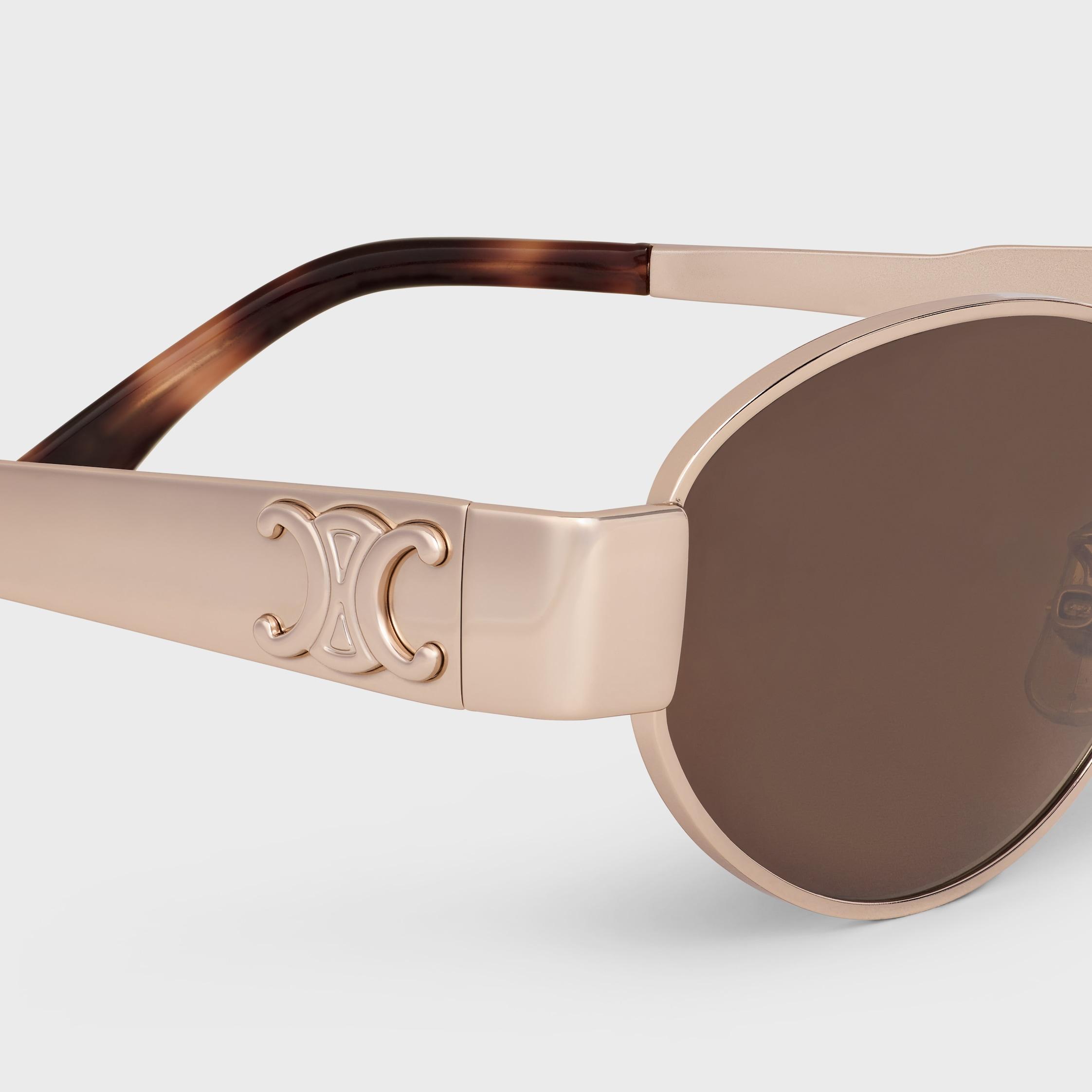 Triomphe Metal 01 Sunglasses in Metal Product Image