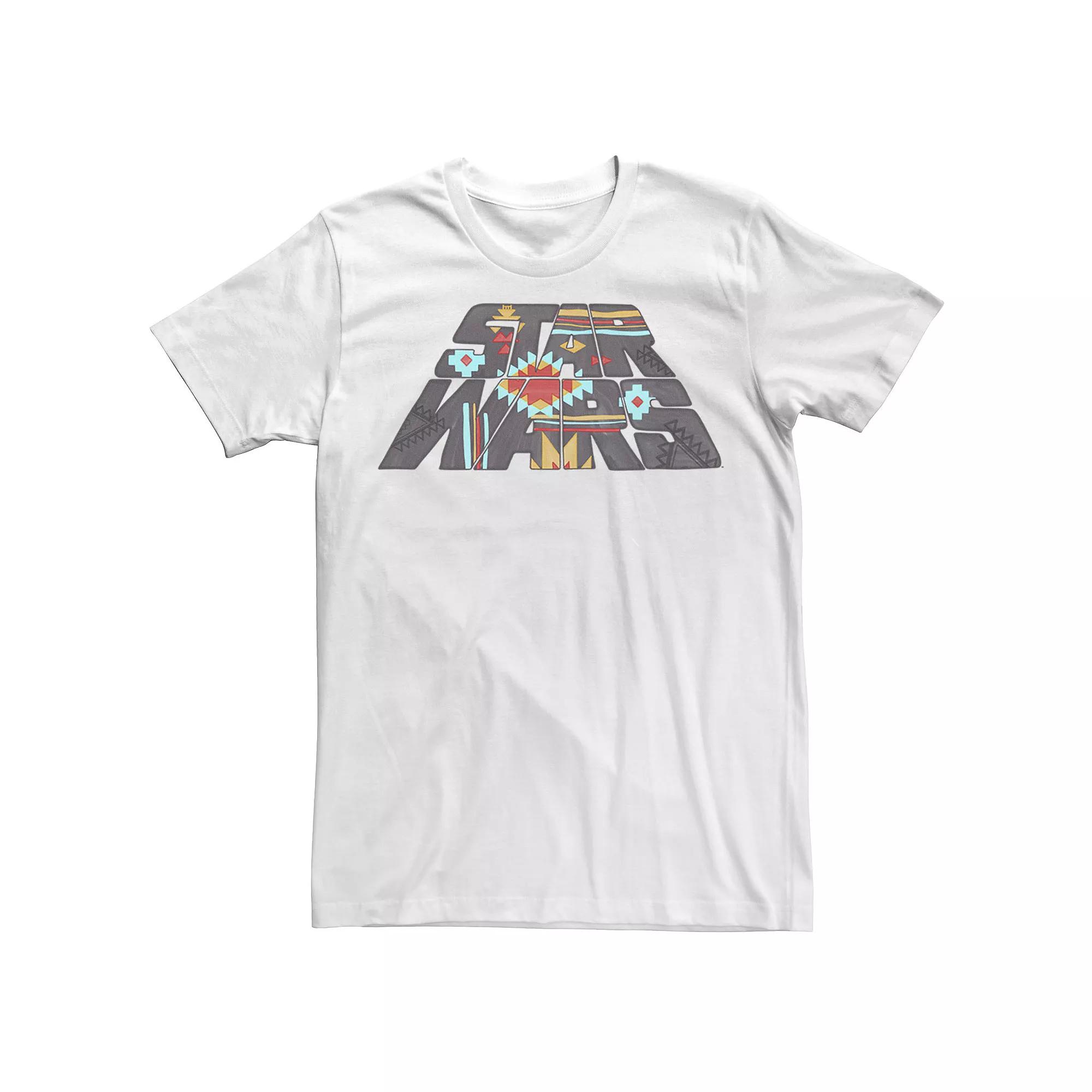 Men's Star Wars Pattern Logo Fill Tee,  Product Image