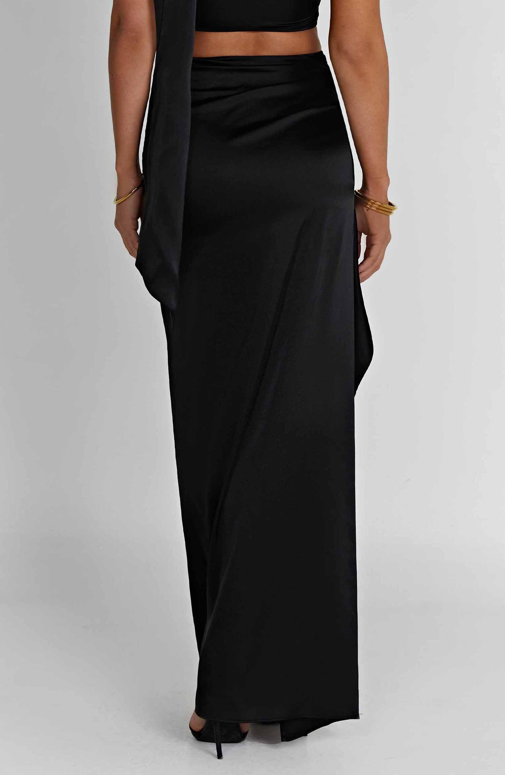 Halsey Maxi Skirt - Wine Product Image