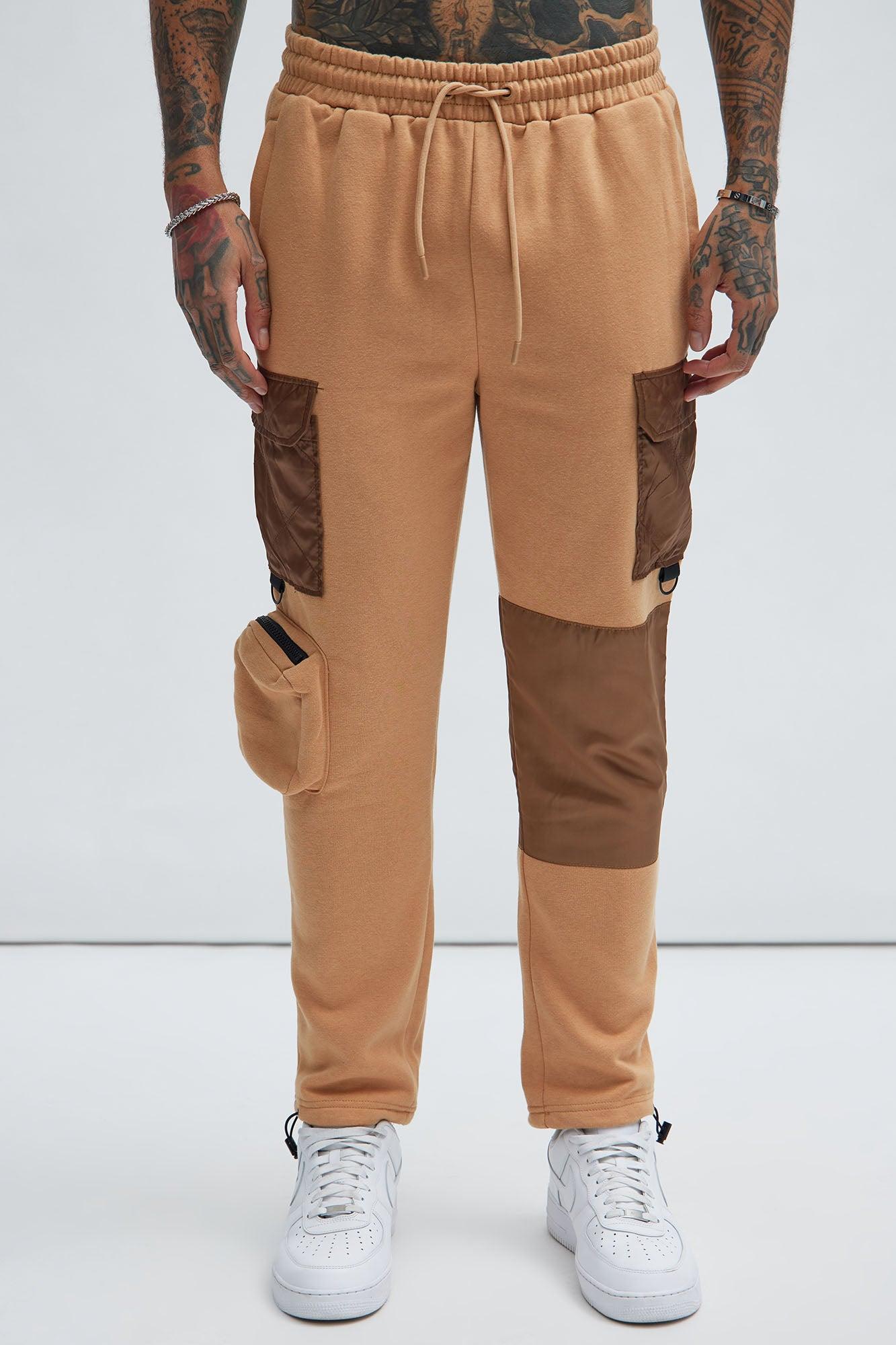 Stay Ready Cargo Sweatpants - Tan Product Image