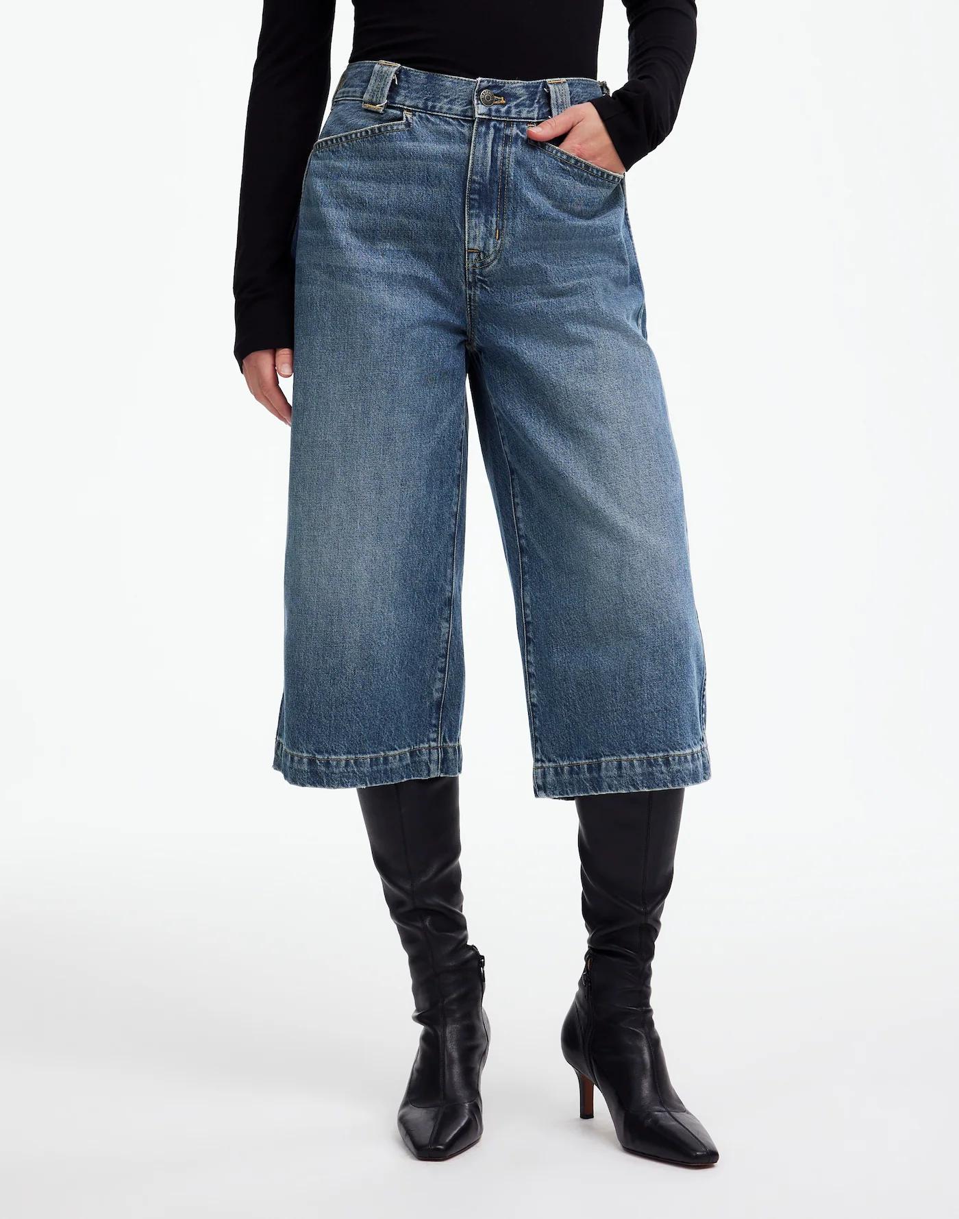 Denim Culottes Product Image