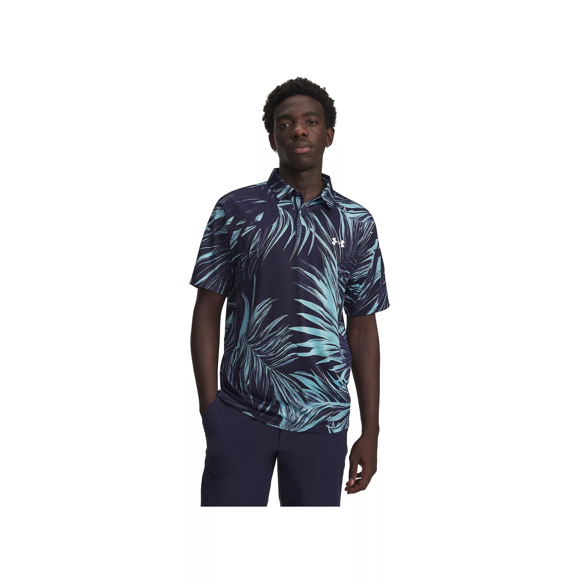 Men's Under Armour Matchplay Printed Polo,  Product Image