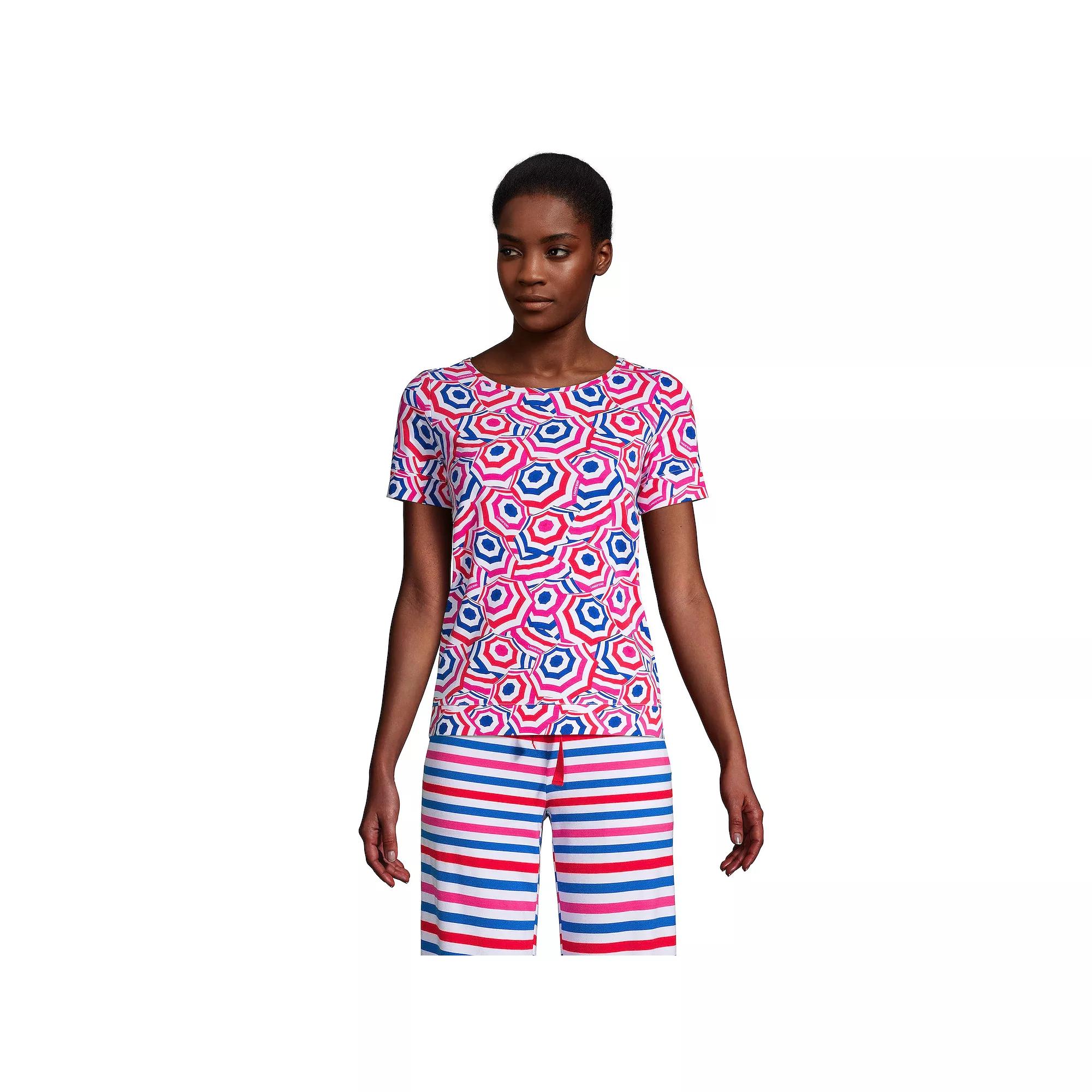 Women's Lands' End Short Sleeve Pajama Tee,  Product Image