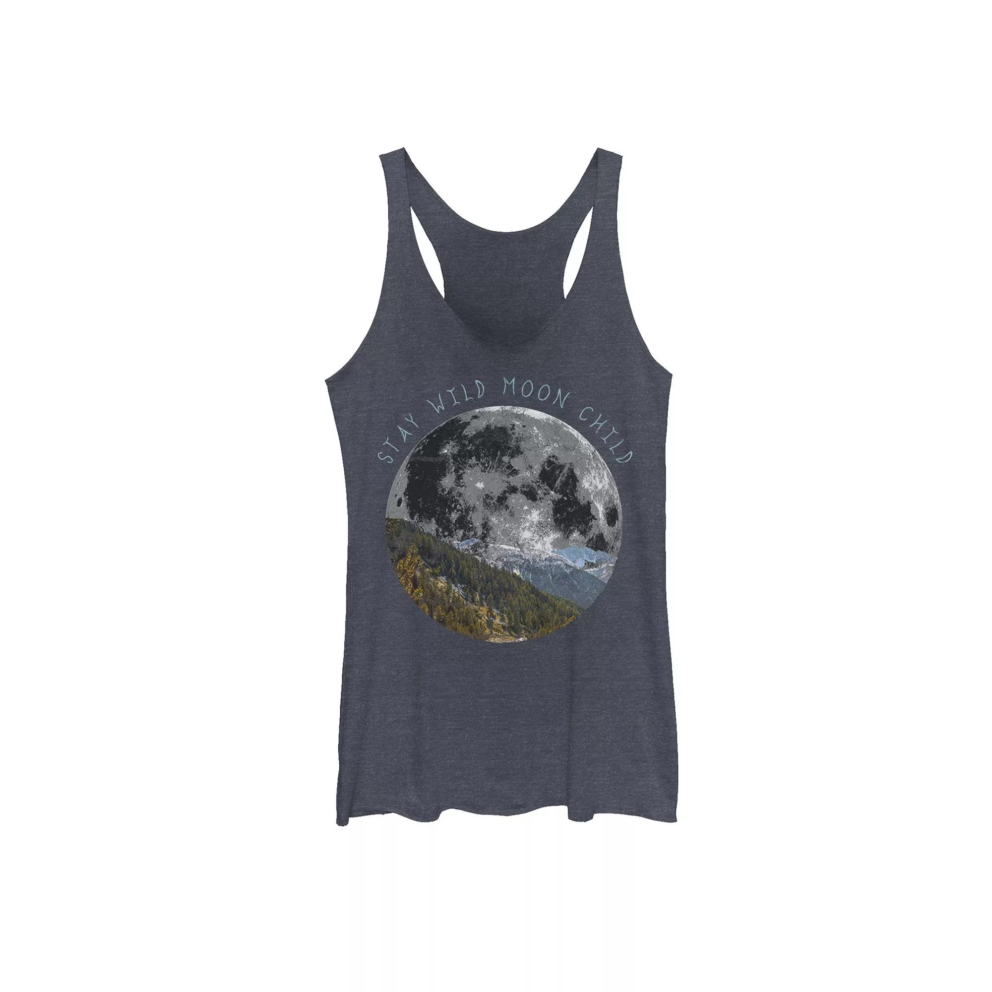 Juniors' Tie Dye Lotus Bloom Graphic Tank Top, Girl's,  Product Image