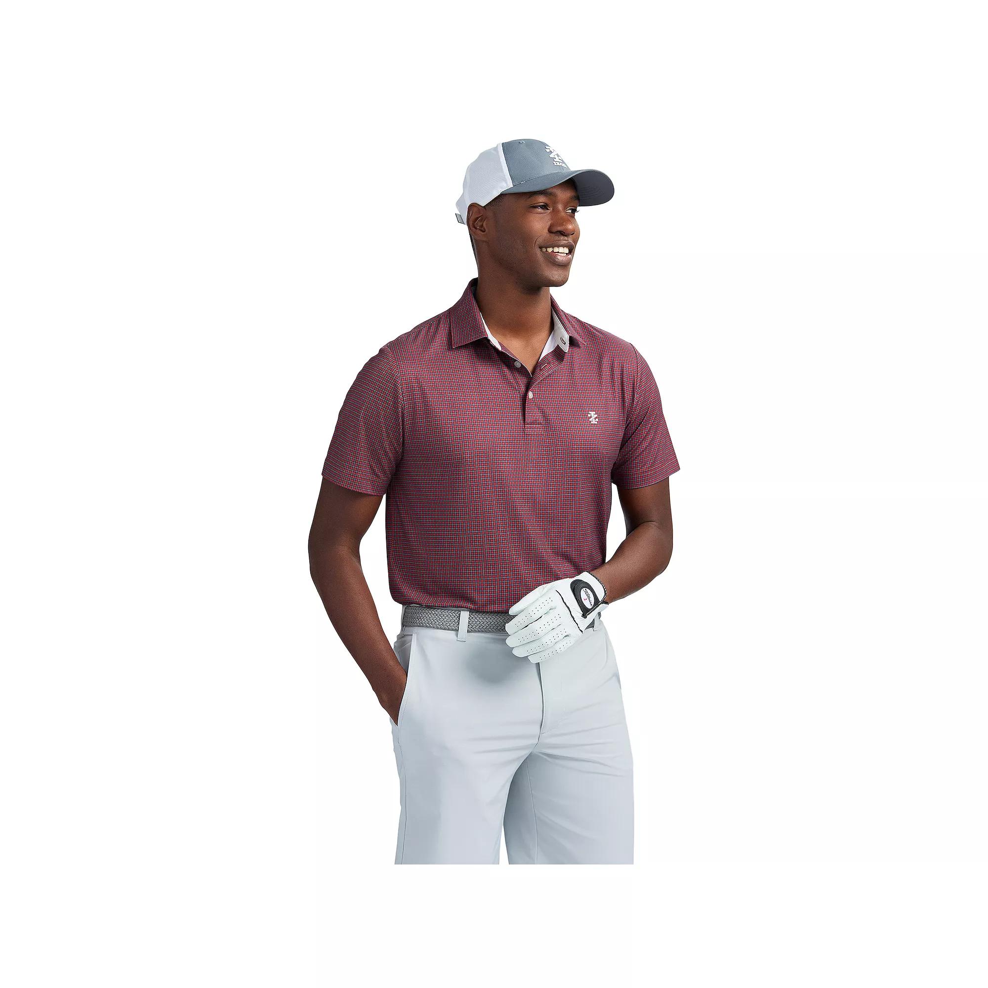 Men's IZOD Swingflex Elite Golf Short Sleeve Polo, Size: Medium, Dark Blue Product Image