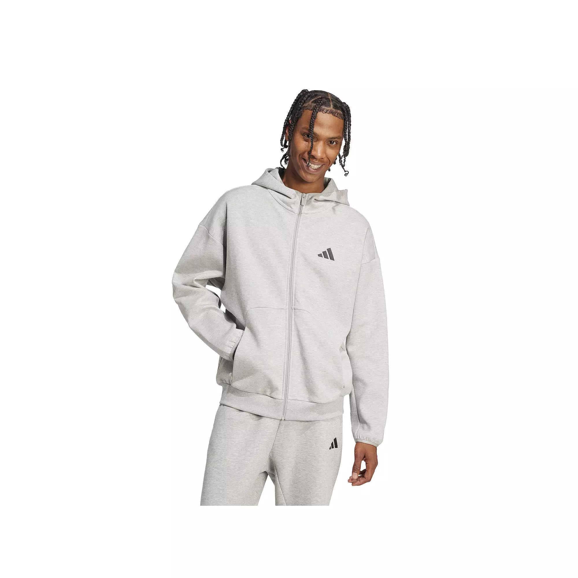 Men's adidas Future Icons Small Logo Full-Zip Sportswear Hoodie,  Product Image