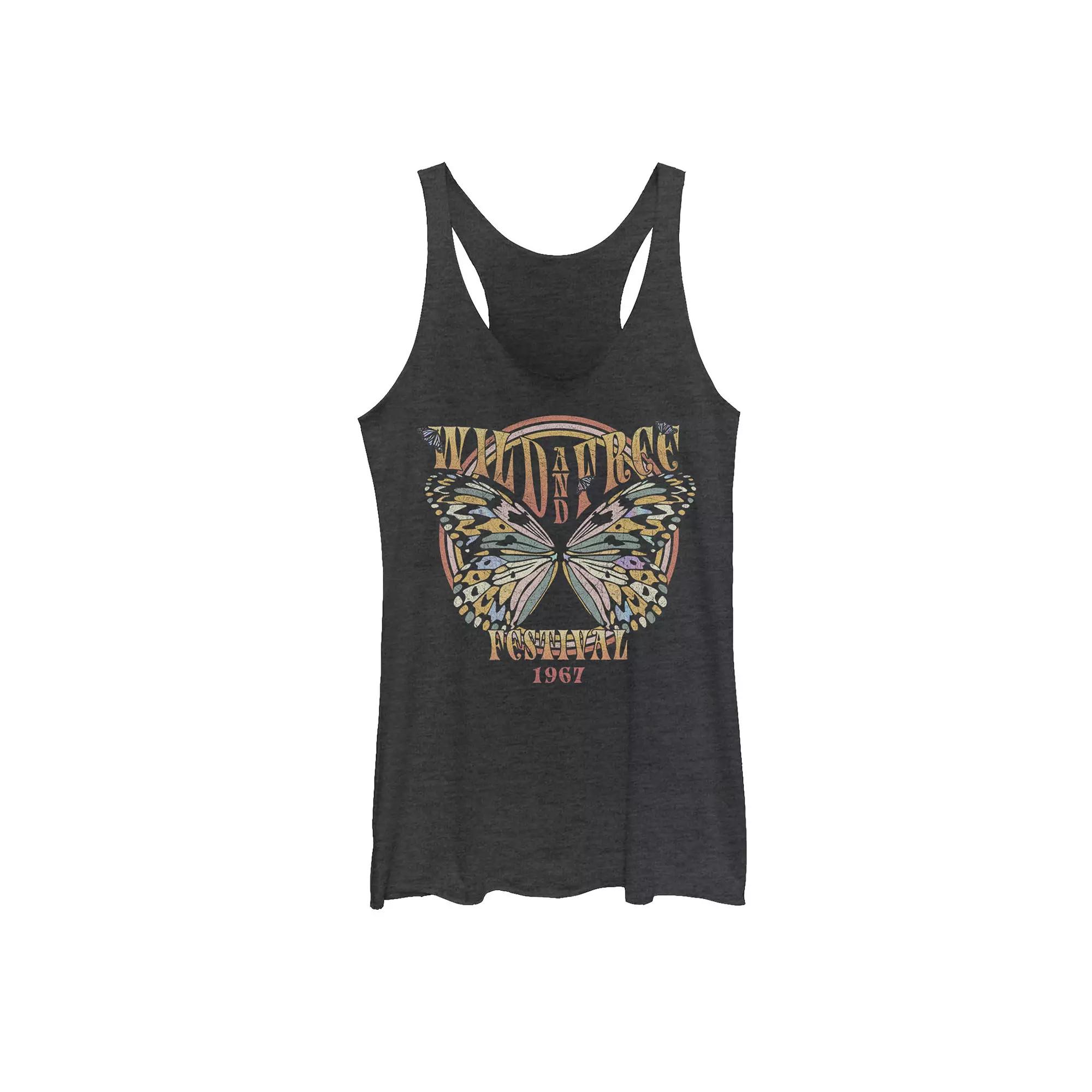 Juniors Marvel Spider-Man Far From Home Graphic Tank Top, Girls Black Grey Product Image