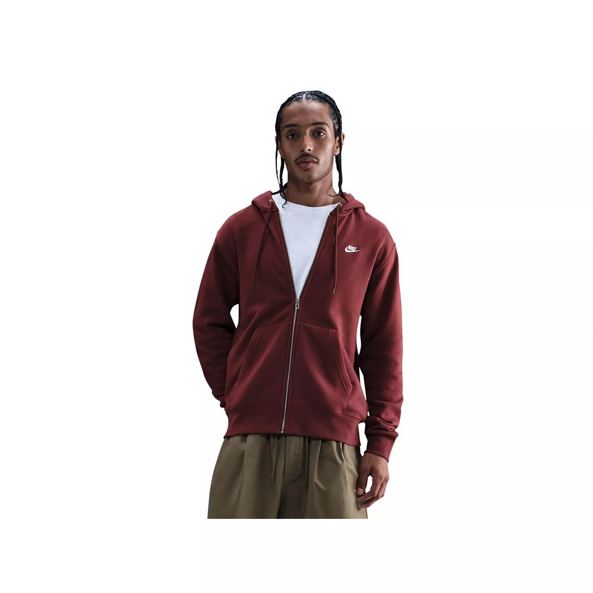 Men's Nike Club Full-Zip Fleece Hoodie,  Product Image