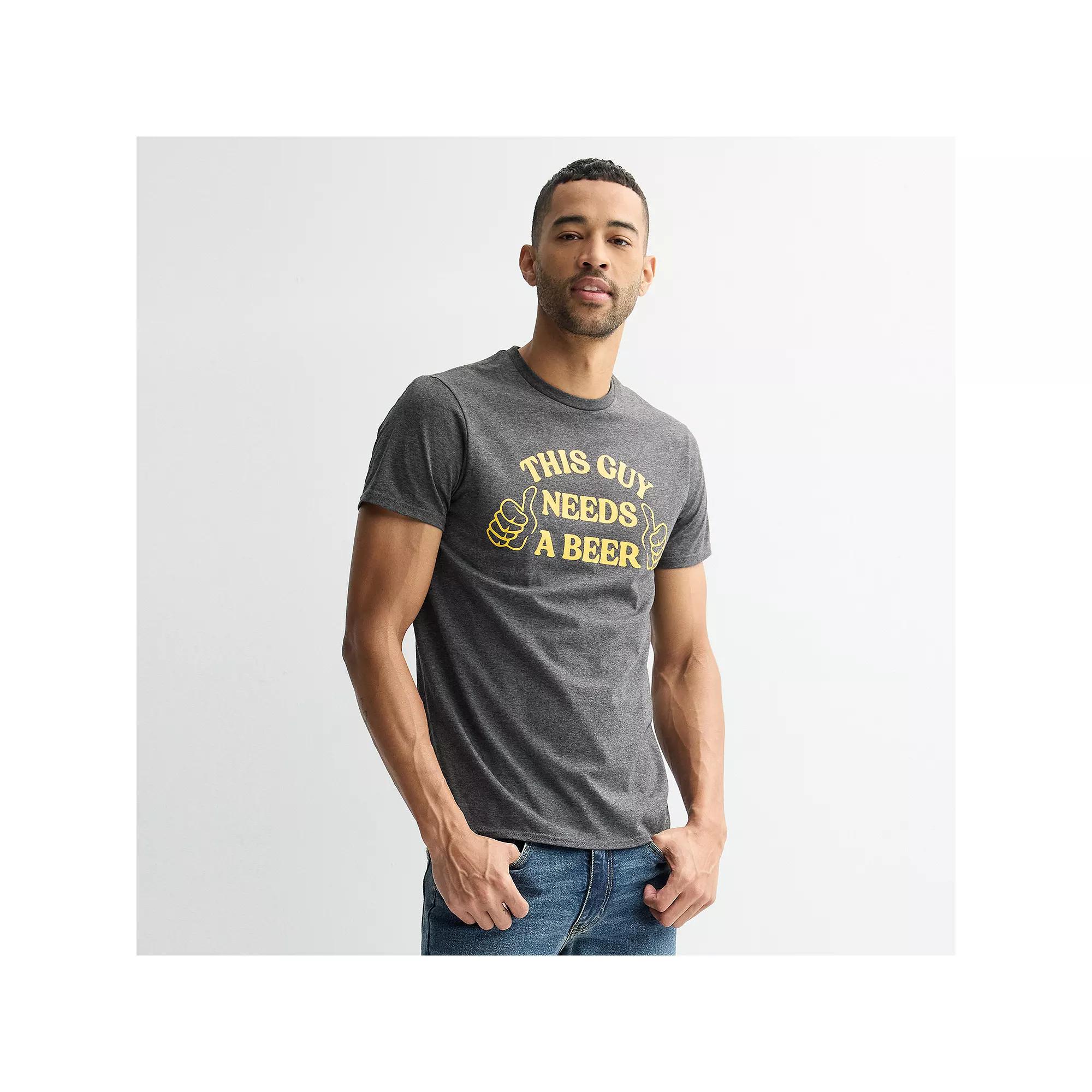 Men's Needs A Beer Tee,  Product Image