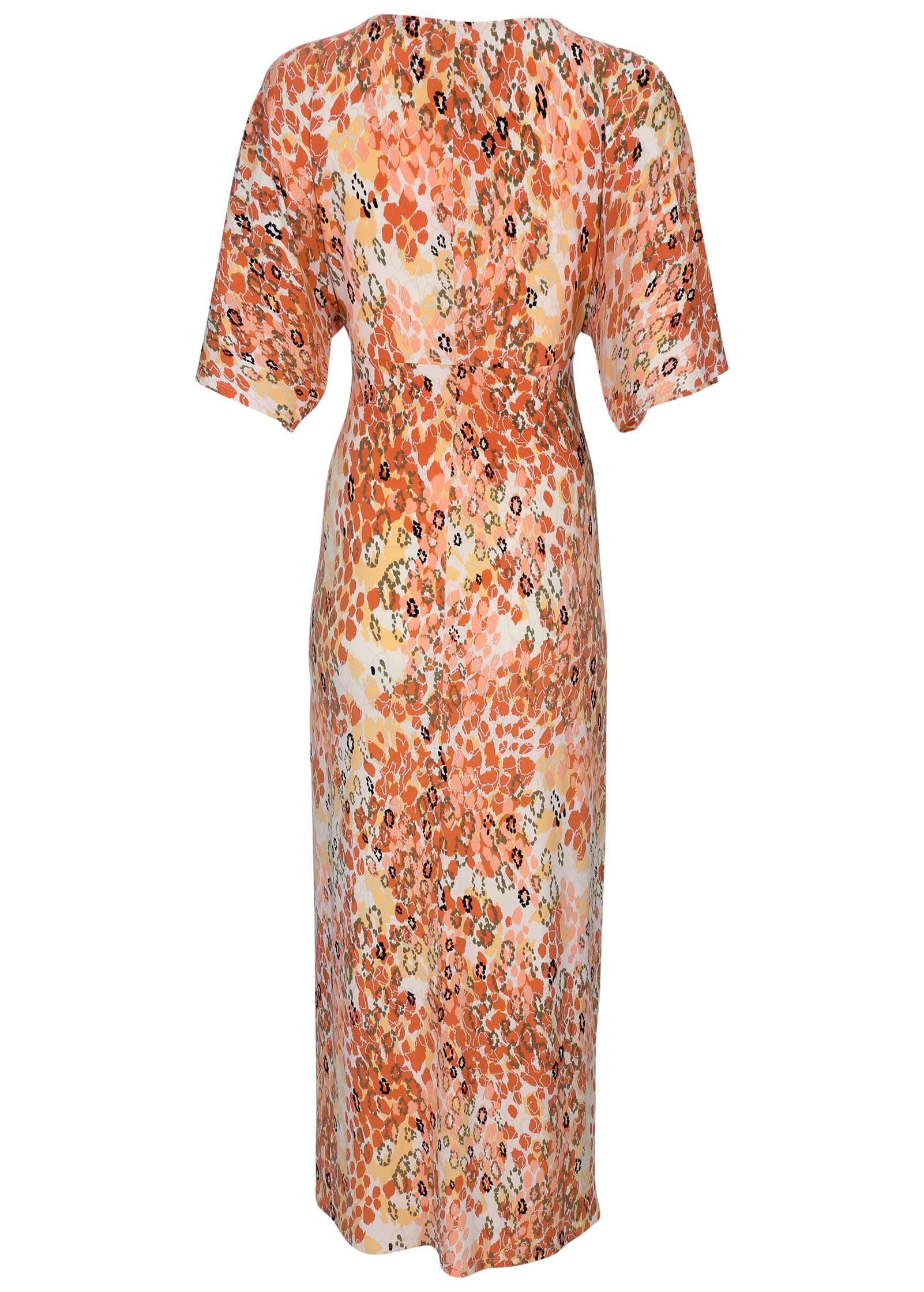 Twist Front Maxi Dress - Leopard Trail Product Image