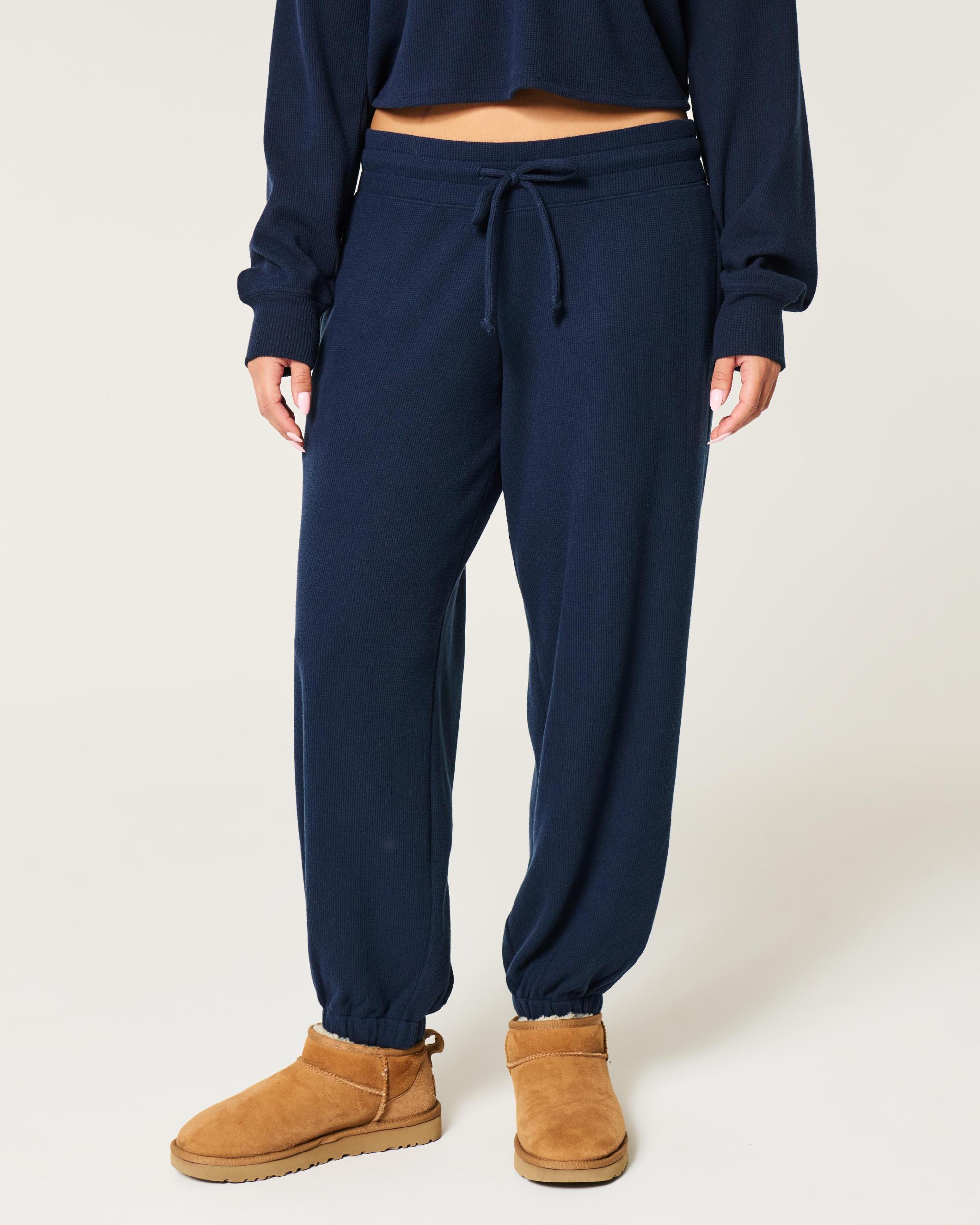 Gilly Hicks Relaxed Waffle Joggers Product Image