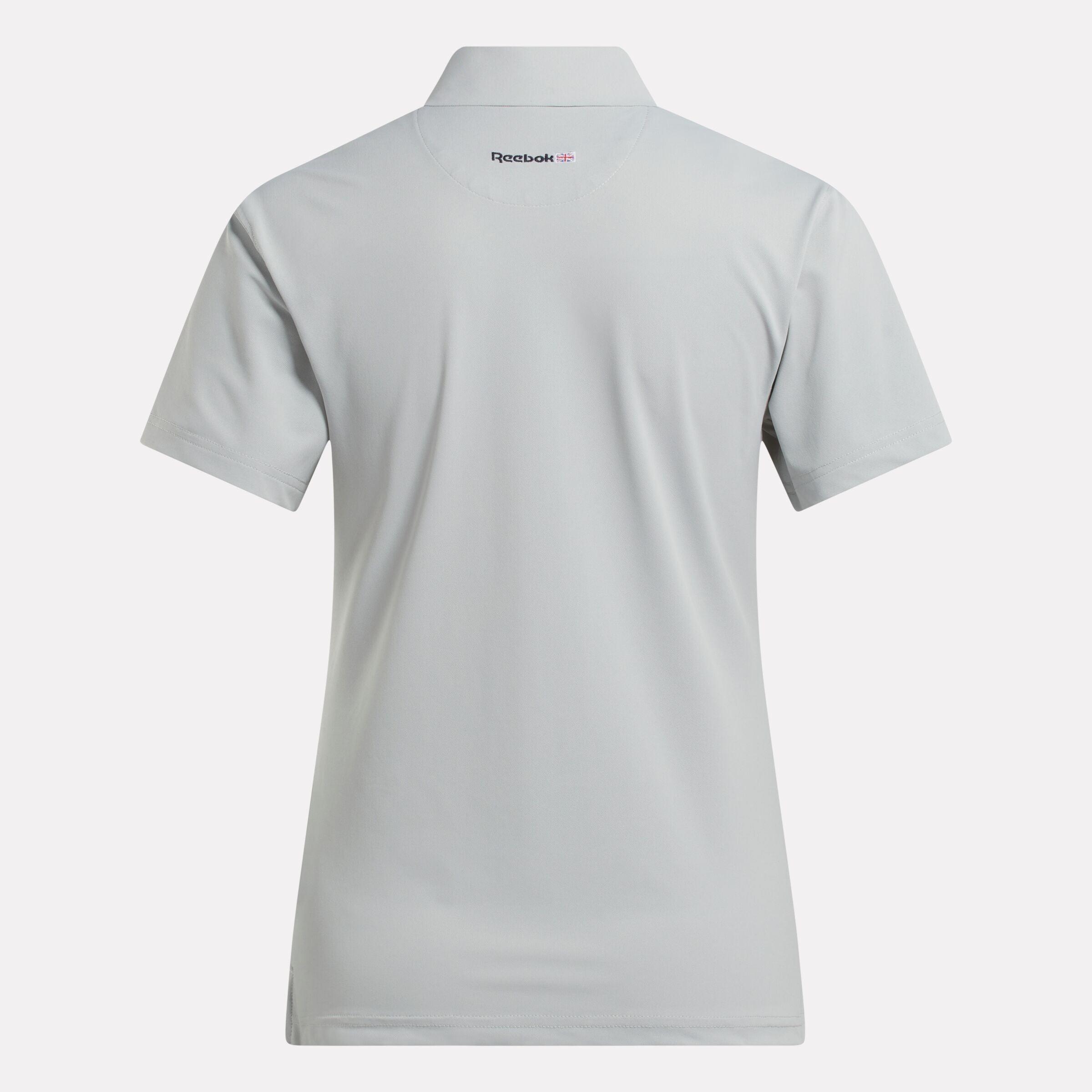 Women's Short Sleeve Stretch Pique Placket Polo Shirt Female Product Image