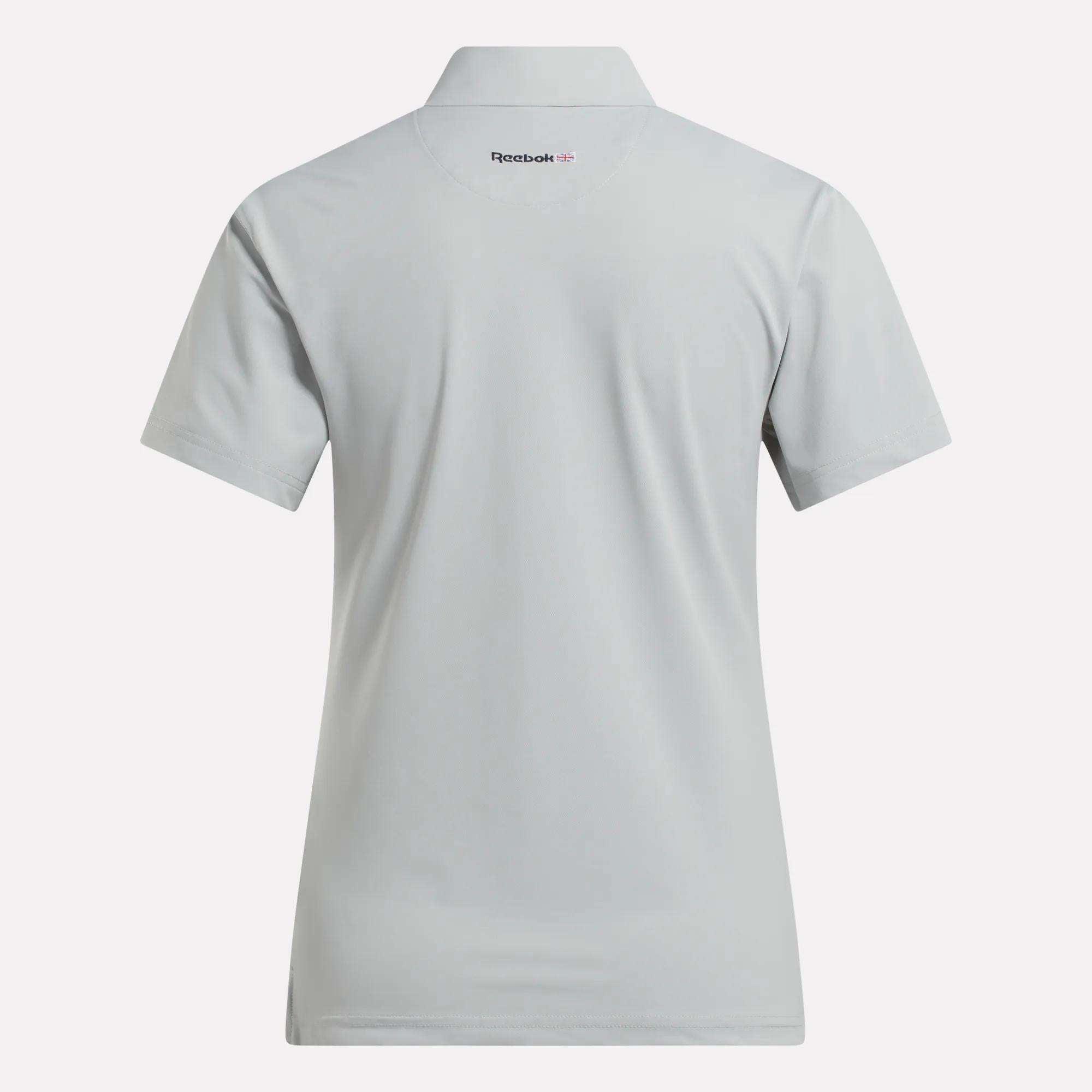 Women's Short Sleeve Stretch Pique Placket Polo Shirt Female Product Image