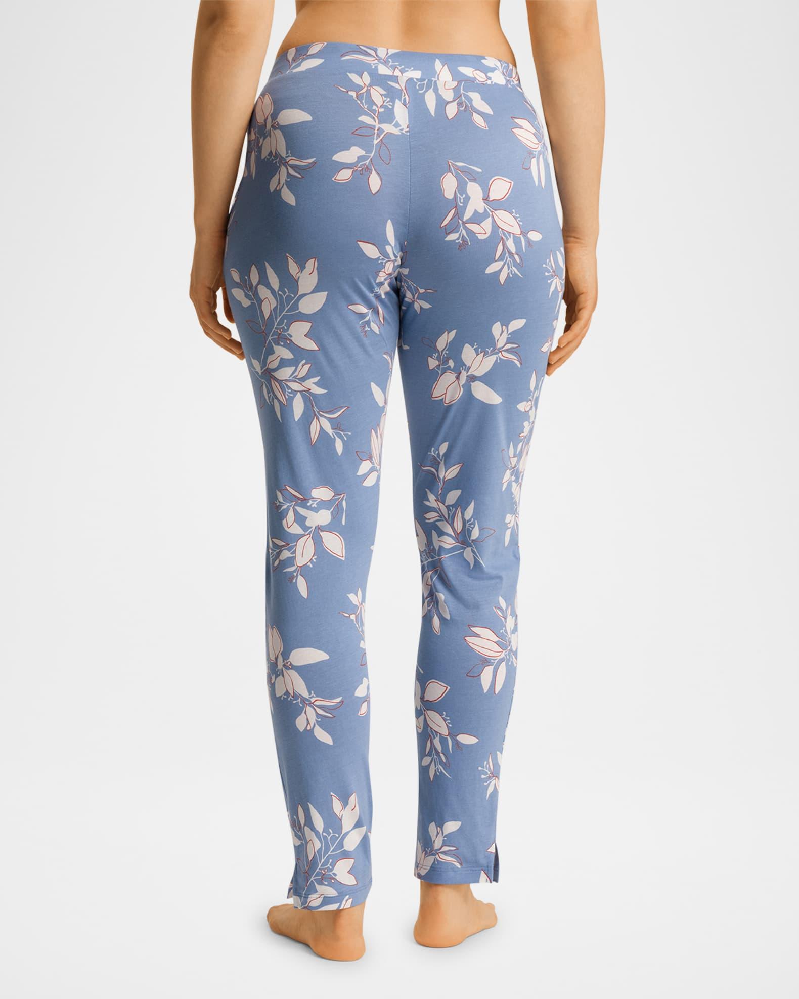 Botanical-Print Lounge Pants Product Image