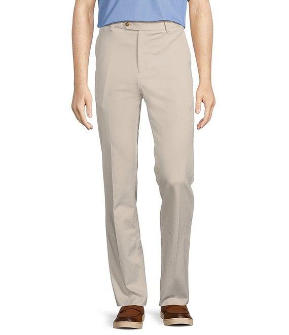 Roundtree & Yorke TravelSmart Ultimate Performance Slim Fit Flat Front Non-Iron Chino Pants Product Image