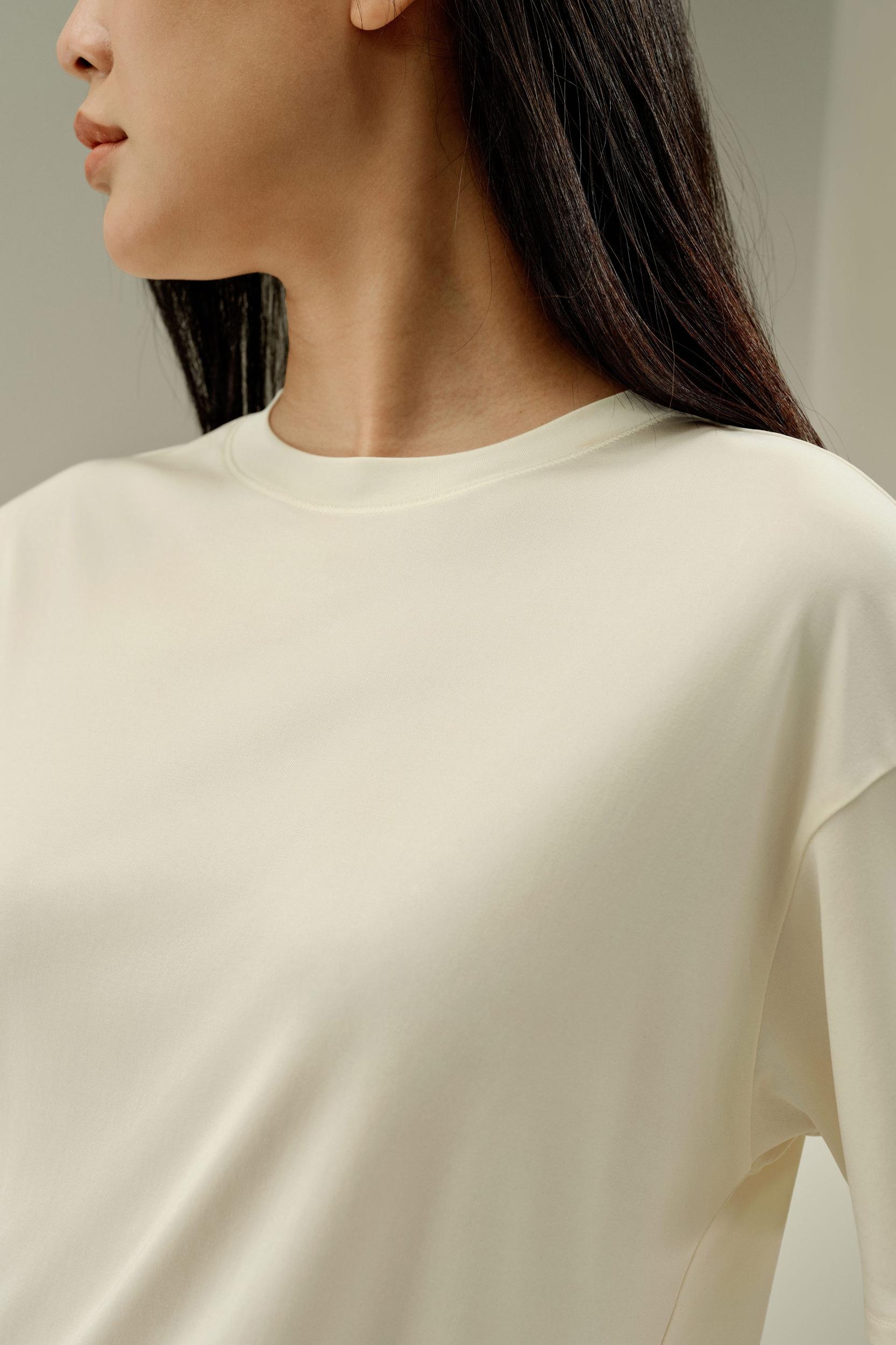 Oversized Silk Jersey Tee Product Image