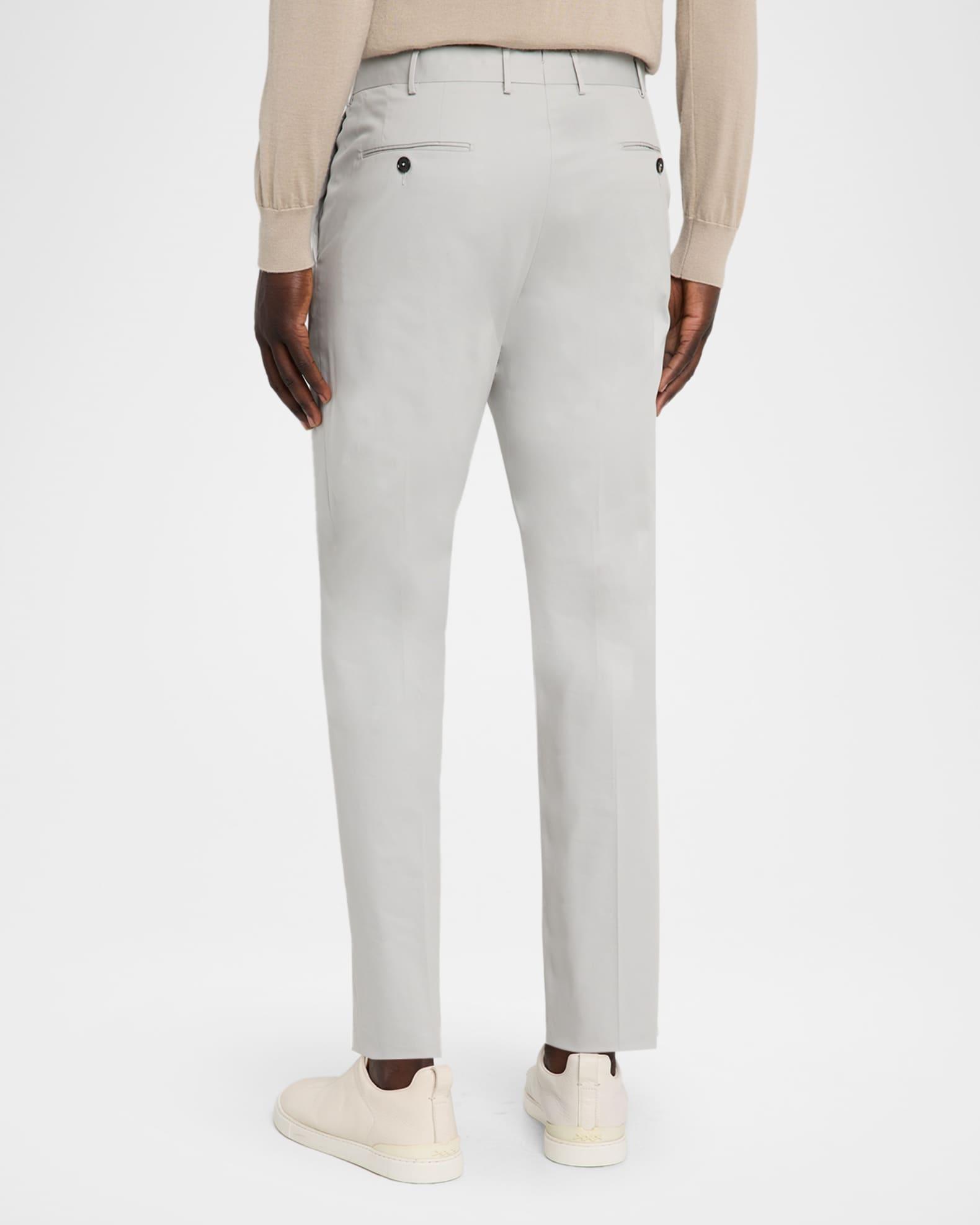 Men's Cotton-Stretch Modern Fit Trousers Product Image