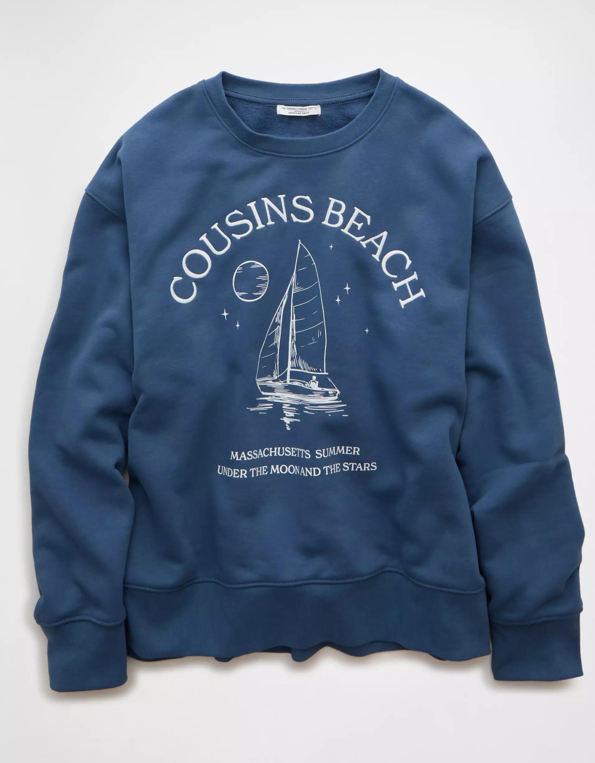 AE x The Summer I Turned Pretty Everyday Luxe Graphic Sweatshirt Product Image