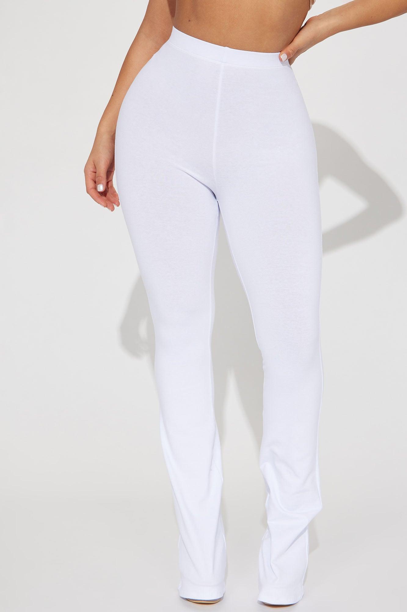 Adriana Flare Pant - White Product Image