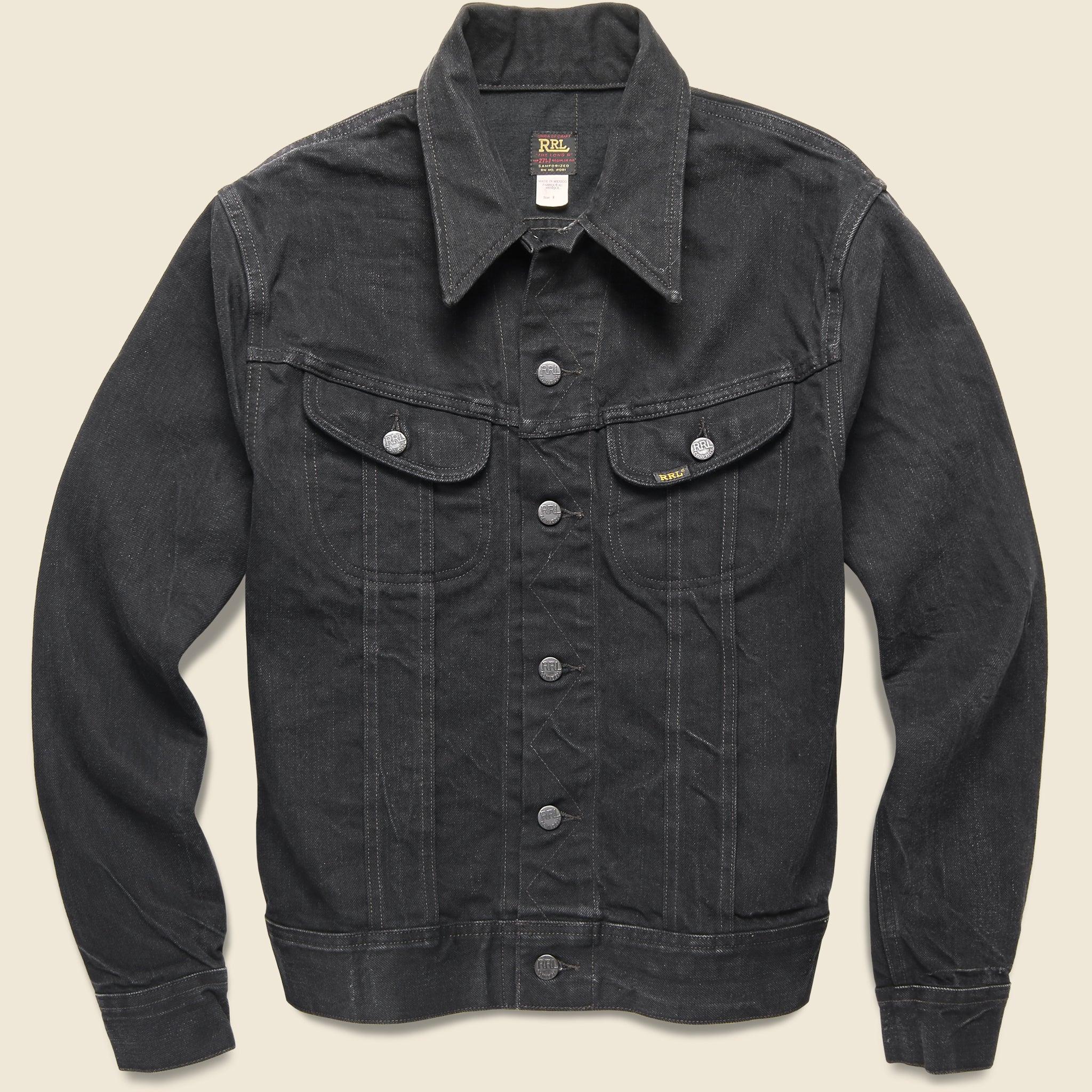 Lot 271 Trucker Jacket - Worn In Black Product Image