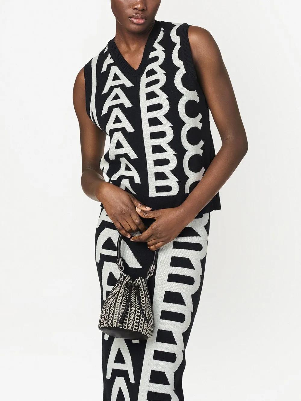 The Monogram Leather Mini Bucket bag Product Image