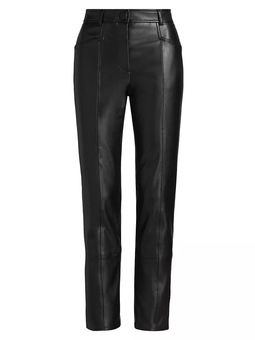 Womens Rue Faux Leather Pants Product Image