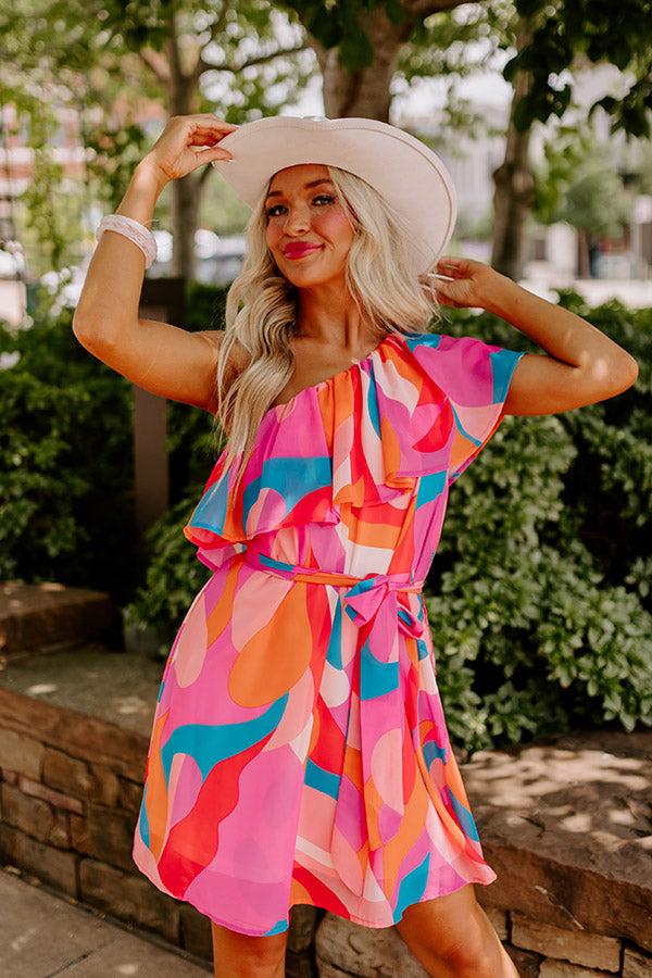 A Little Bit Flirty Mini Dress Product Image