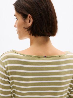 Stripe Boatneck T-Shirt Product Image