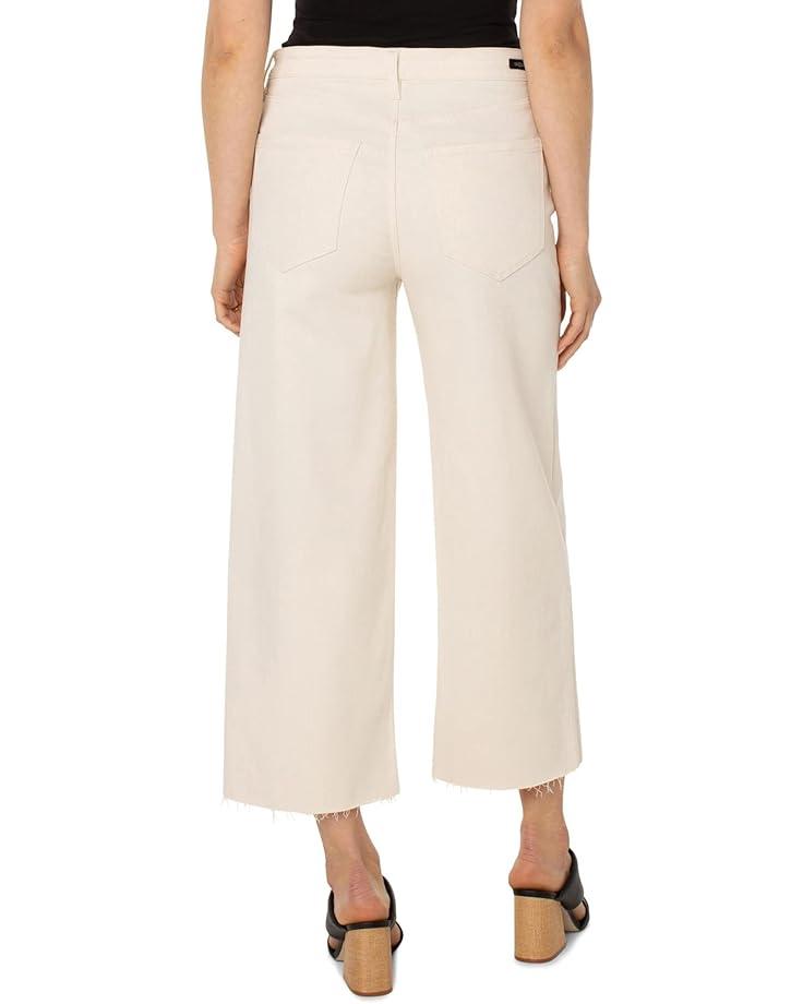Women's Liverpool Los Angeles Stride High-Rise Wide Leg with Cut Hem in Seaside Dunes Product Image