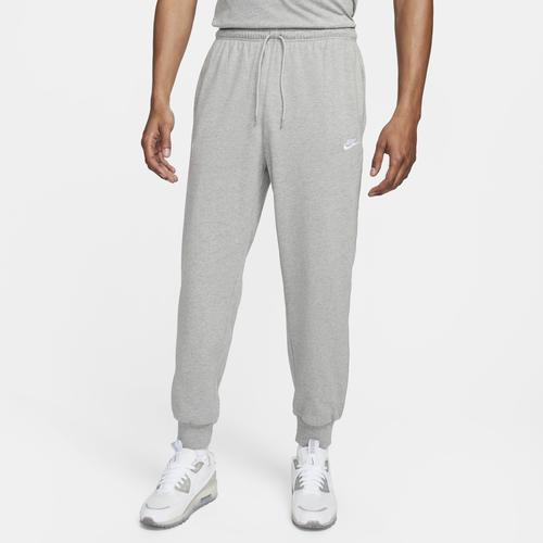 Nike Mens Nike Club Knit Joggers - Mens White/Dark Grey Heather Product Image