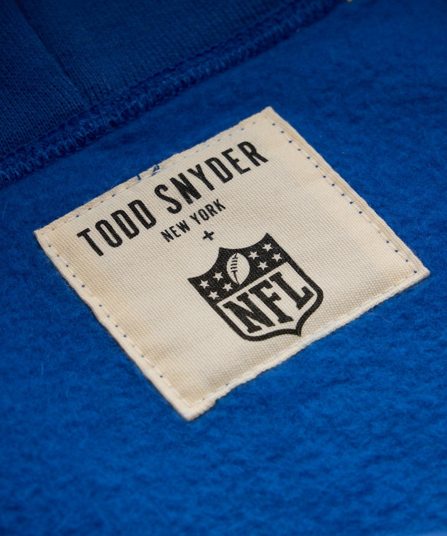 Todd Snyder by Fanatics for NFL Giants Oversized Fleece Hoodie Product Image