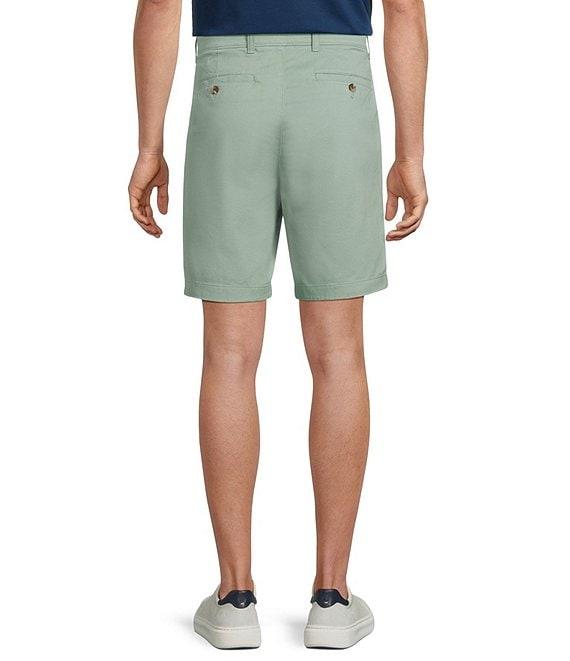 Roundtree & Yorke The Cloud Collection 9#double; Inseam Flat Front Washed Chino Shorts Product Image