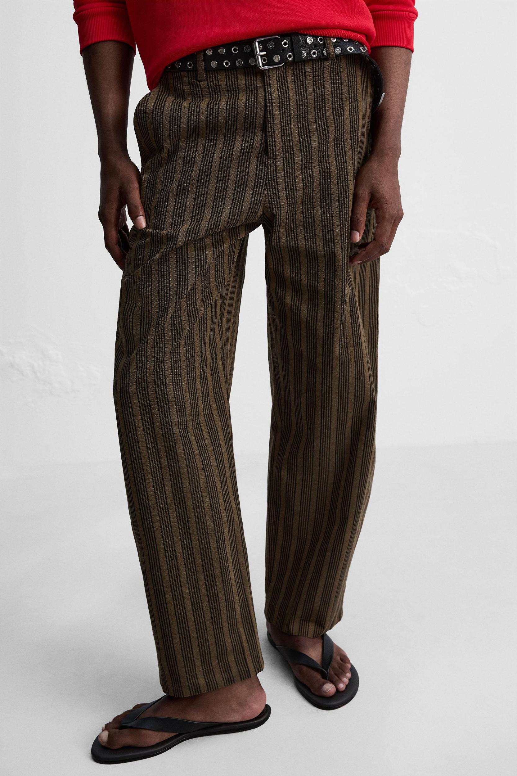 STRIPED BALLOON FIT PANTS © OTIS KWAME KYE QUAICOE Product Image