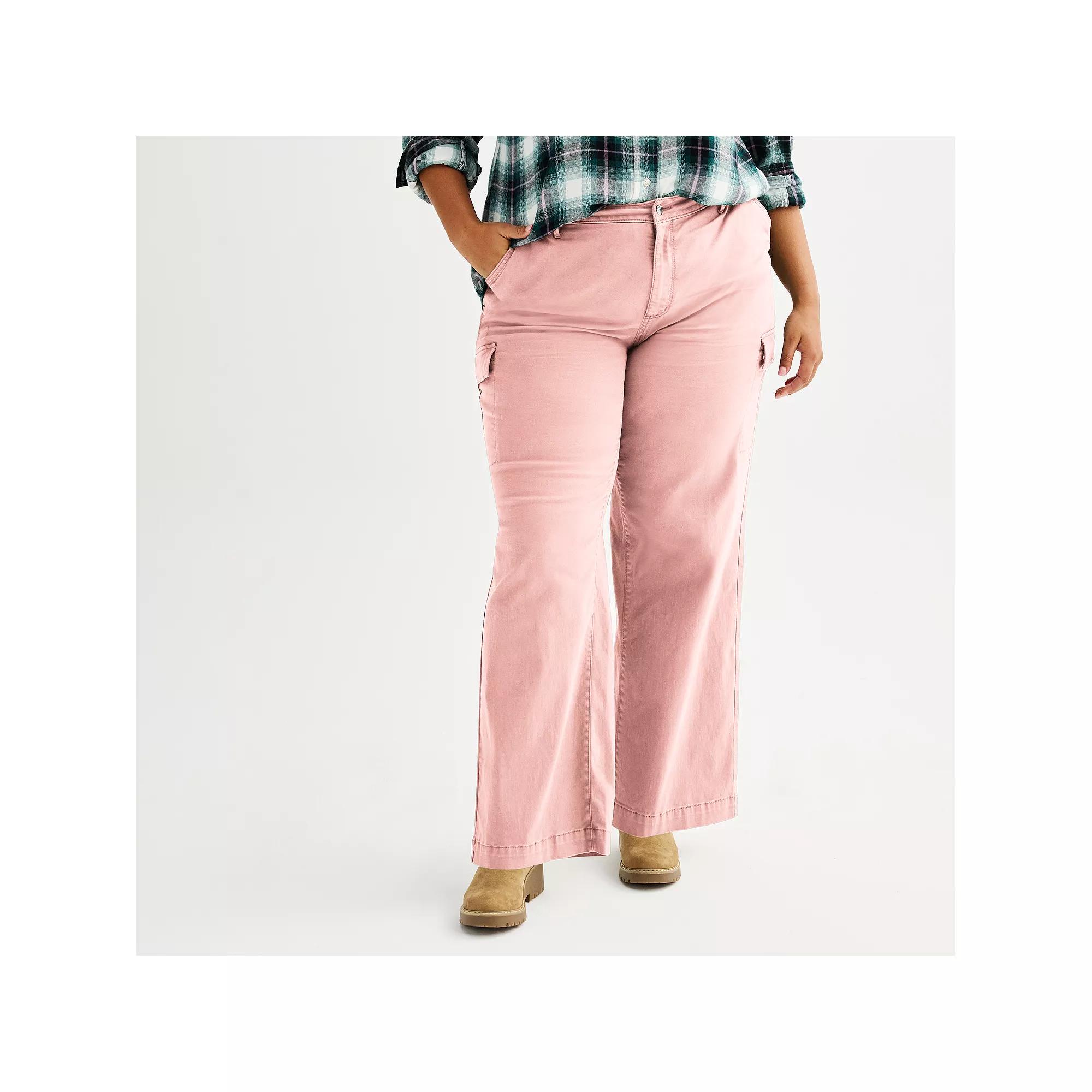 Plus Size Sonoma Goods For Life® Cargo Utility Pants, Women's, Size: 20 W, Lea Purple Product Image