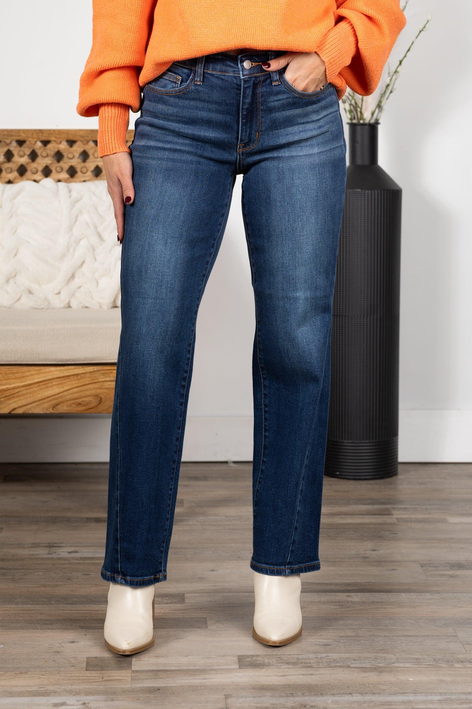 Judy Blue Side Seam Detail Straight Jean Product Image
