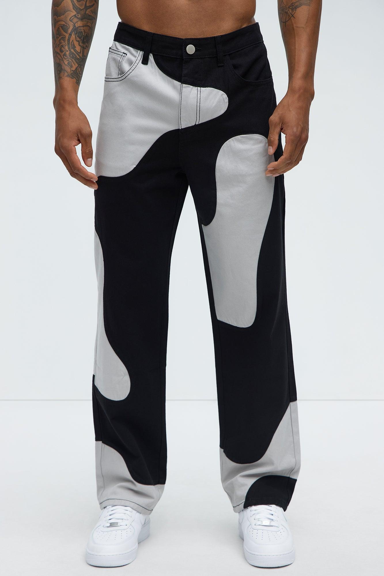 Lava Straight Pants - Black/combo Product Image