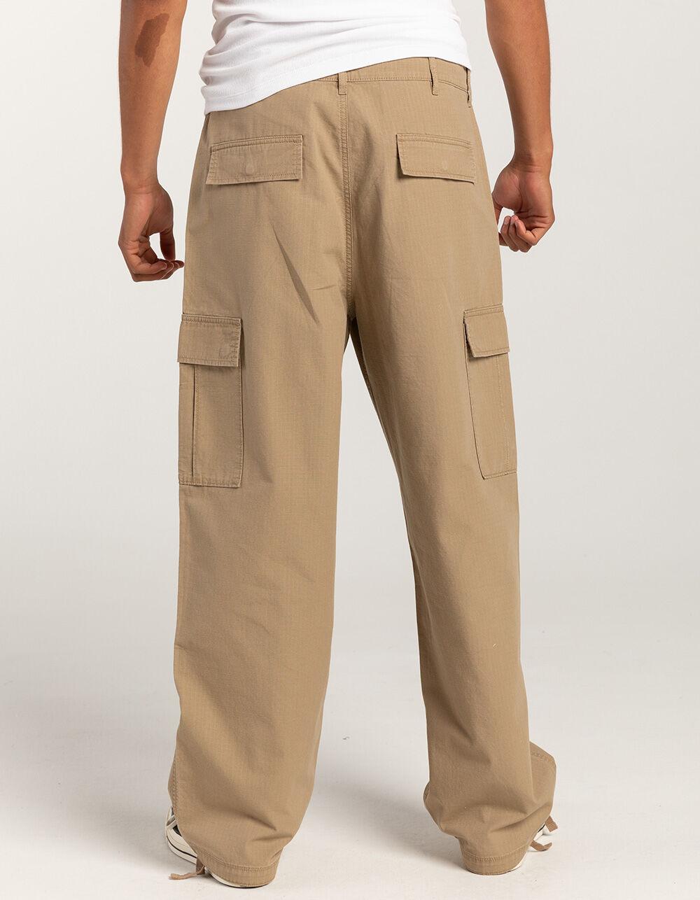 RSQ Mens Loose Cargo Ripstop Pants - ACORN Product Image