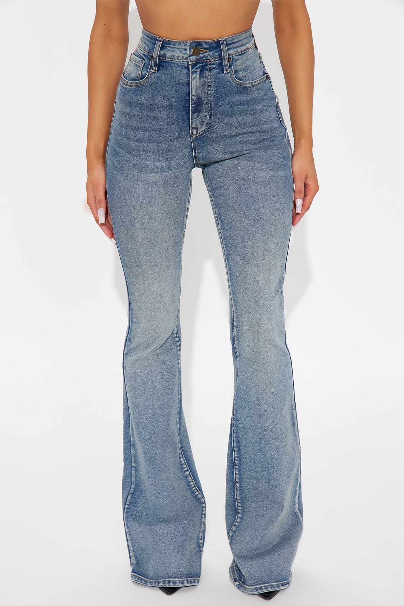 Tall Gemma Sculpting Stretch Flare Jeans - Vintage Wash Product Image